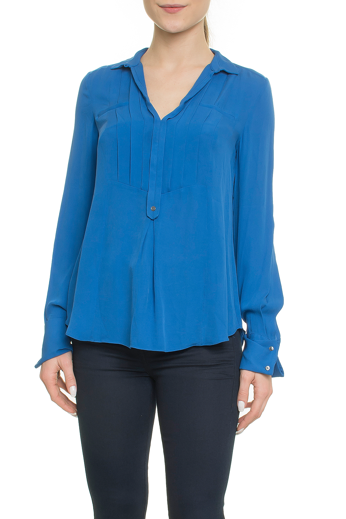 Camisa Azul Seda
