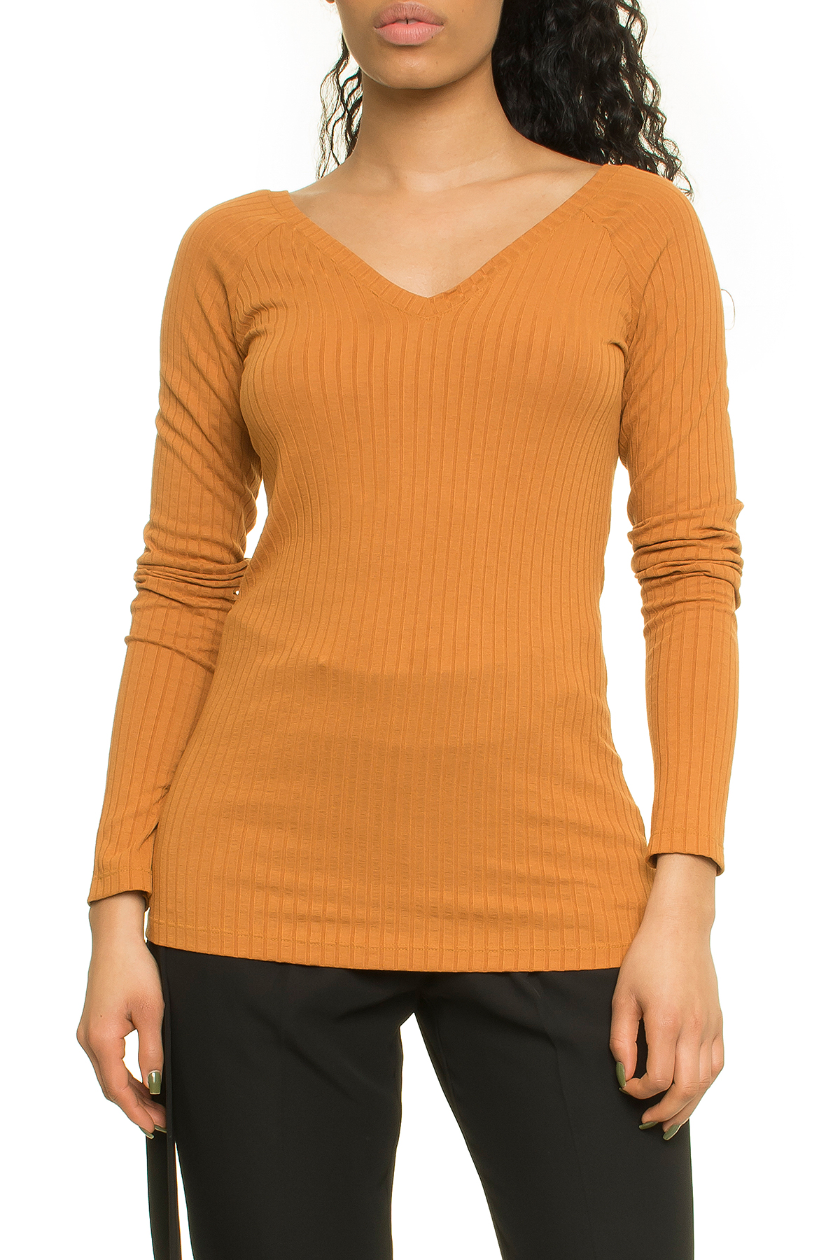 Blusa Malha Canelado Dec V Ml