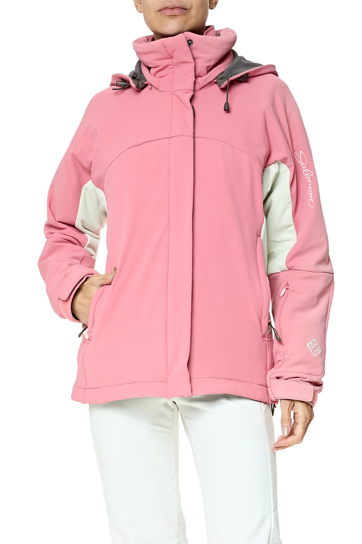 Casaco Externo Nylon Rosa