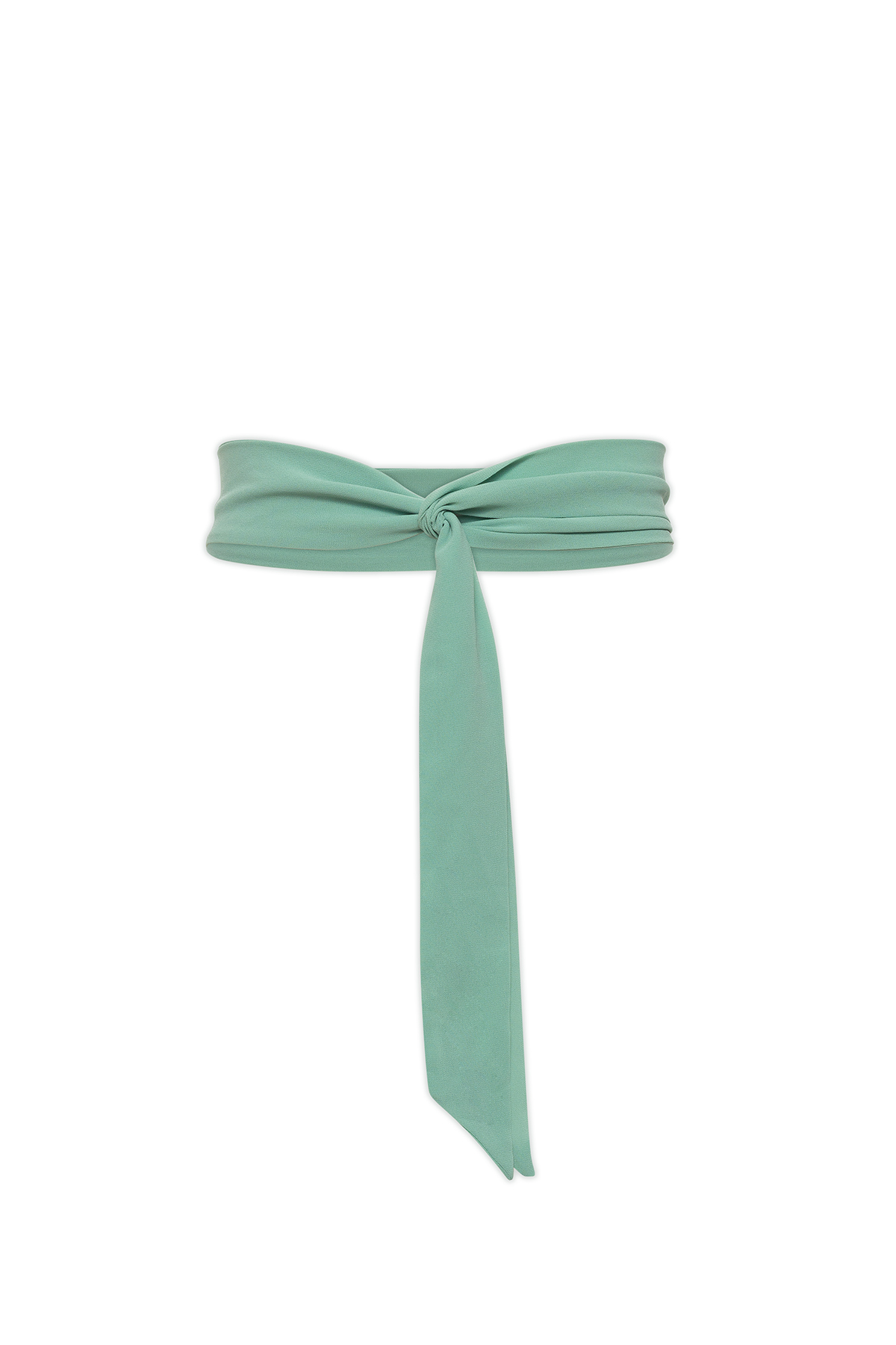 Cinto do Vestido Longo Chiffon Verde