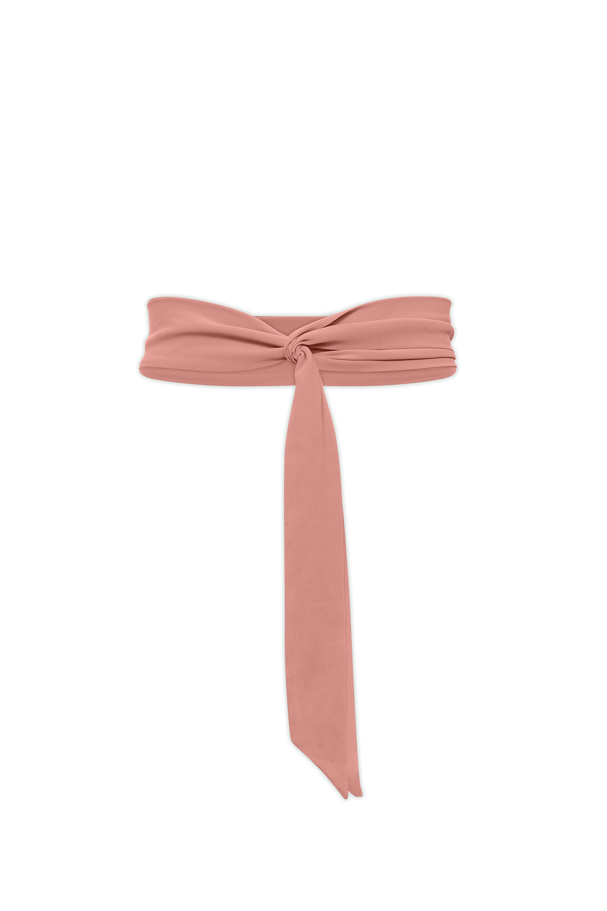 Cinto do Vestido Longo Crepe Rosa