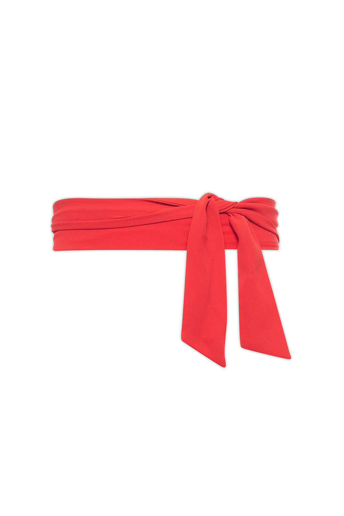 Cinto Crepe Vermelho