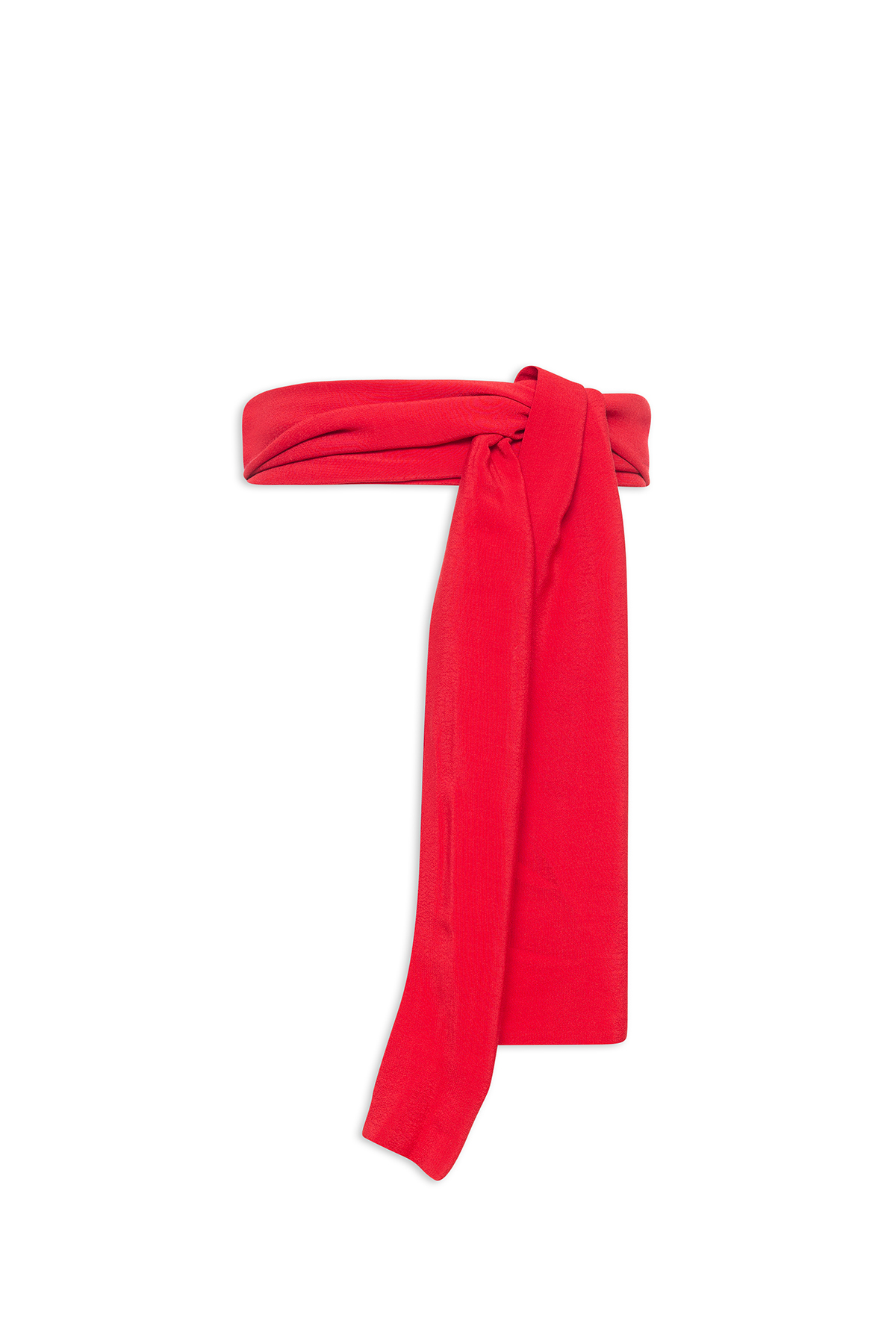 Cinto Crepe Vermelho