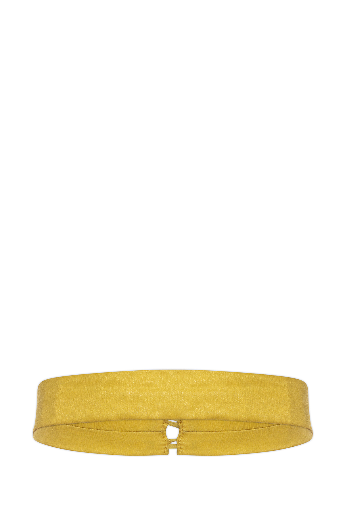 Cinto do Vestido Longo Chiffon Amarelo