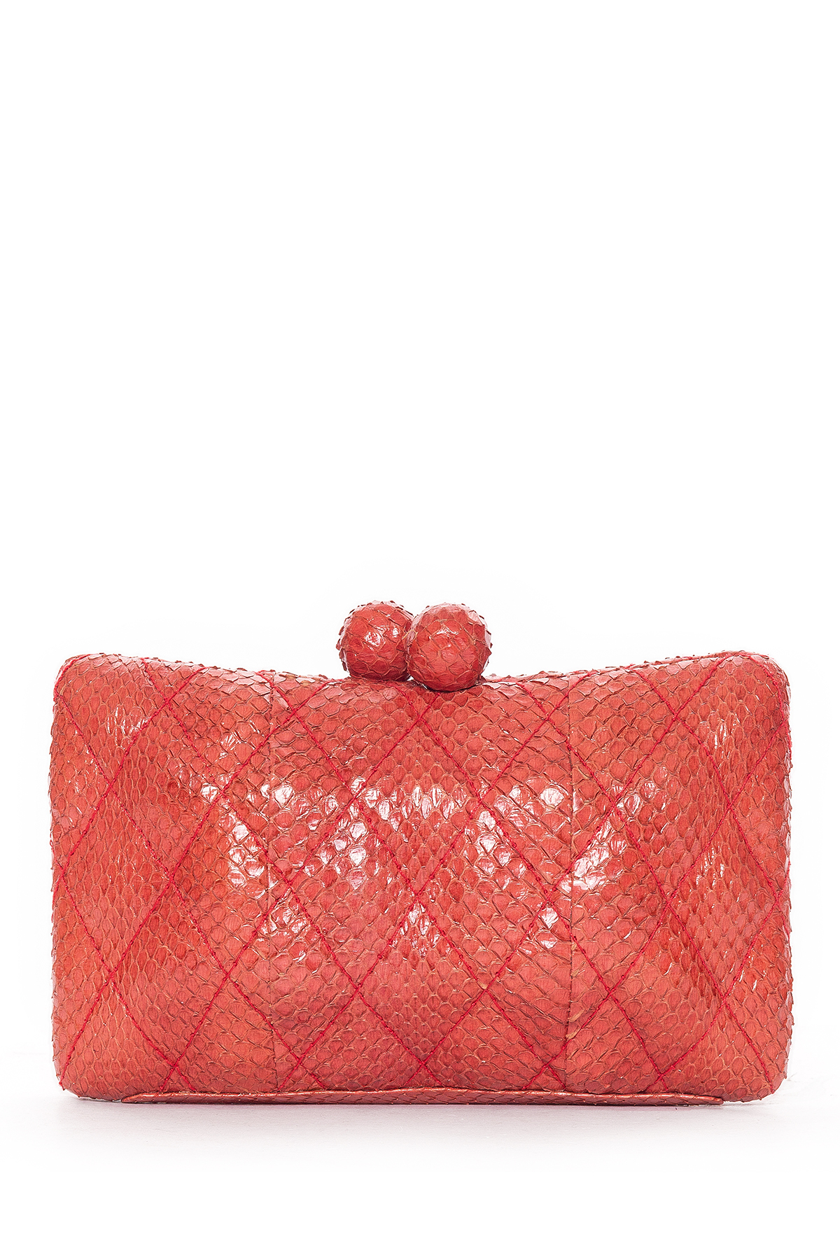 Clutch Couro Vermelho