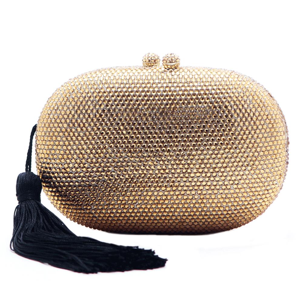 clutch dourada festa