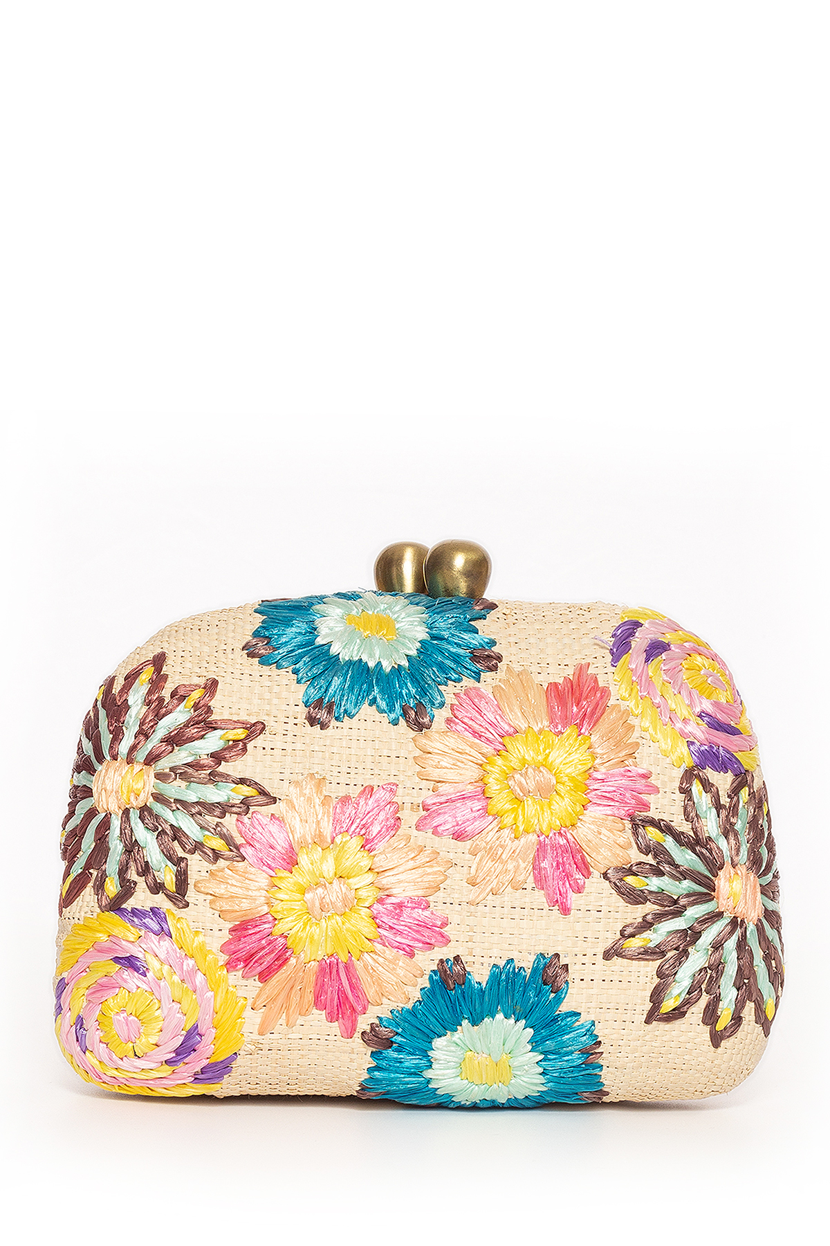 Clutch Palha Estampado