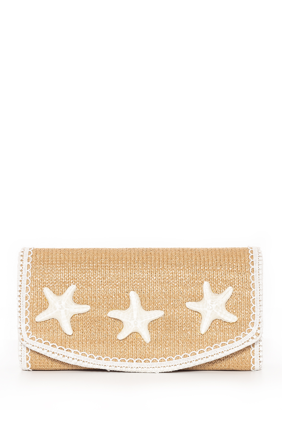Clutch Palha Estampado
