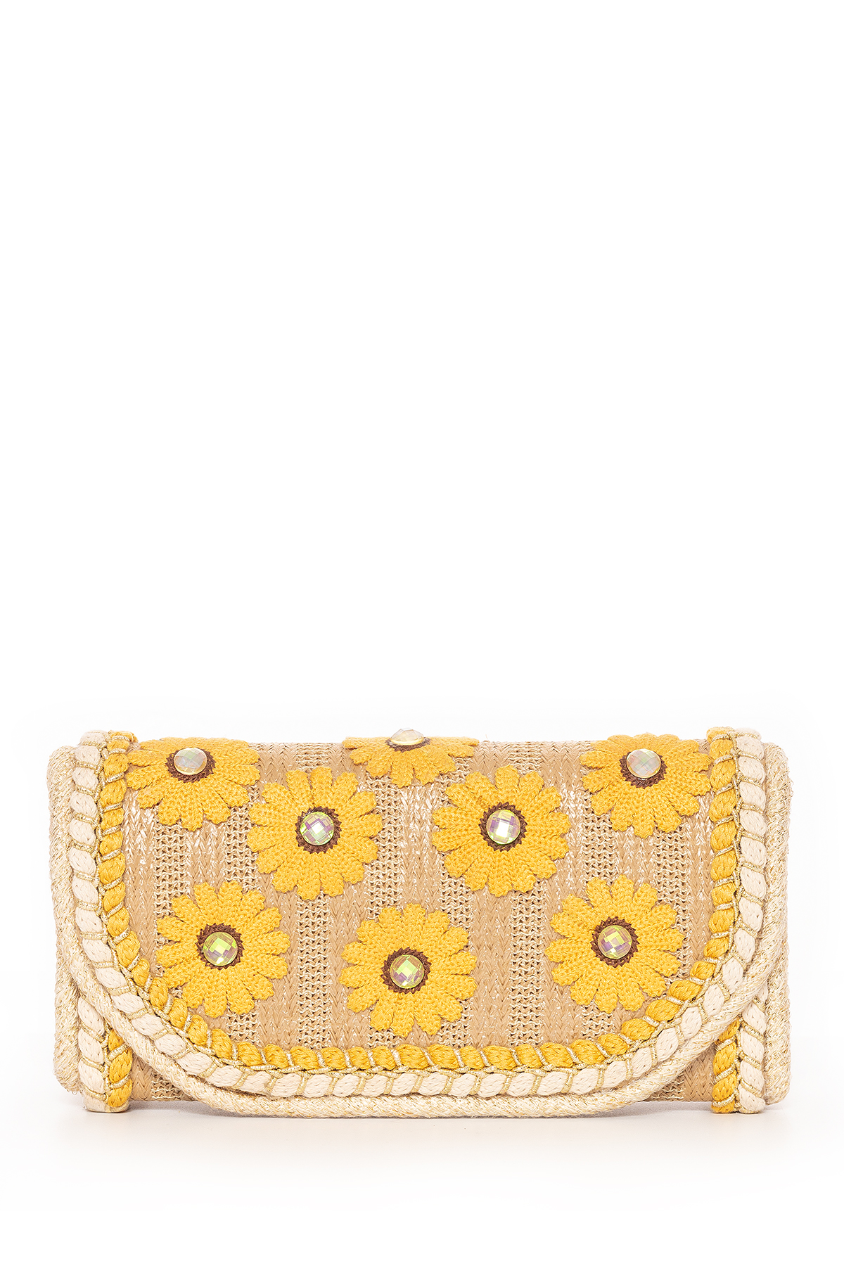 Clutch Palha Estampado