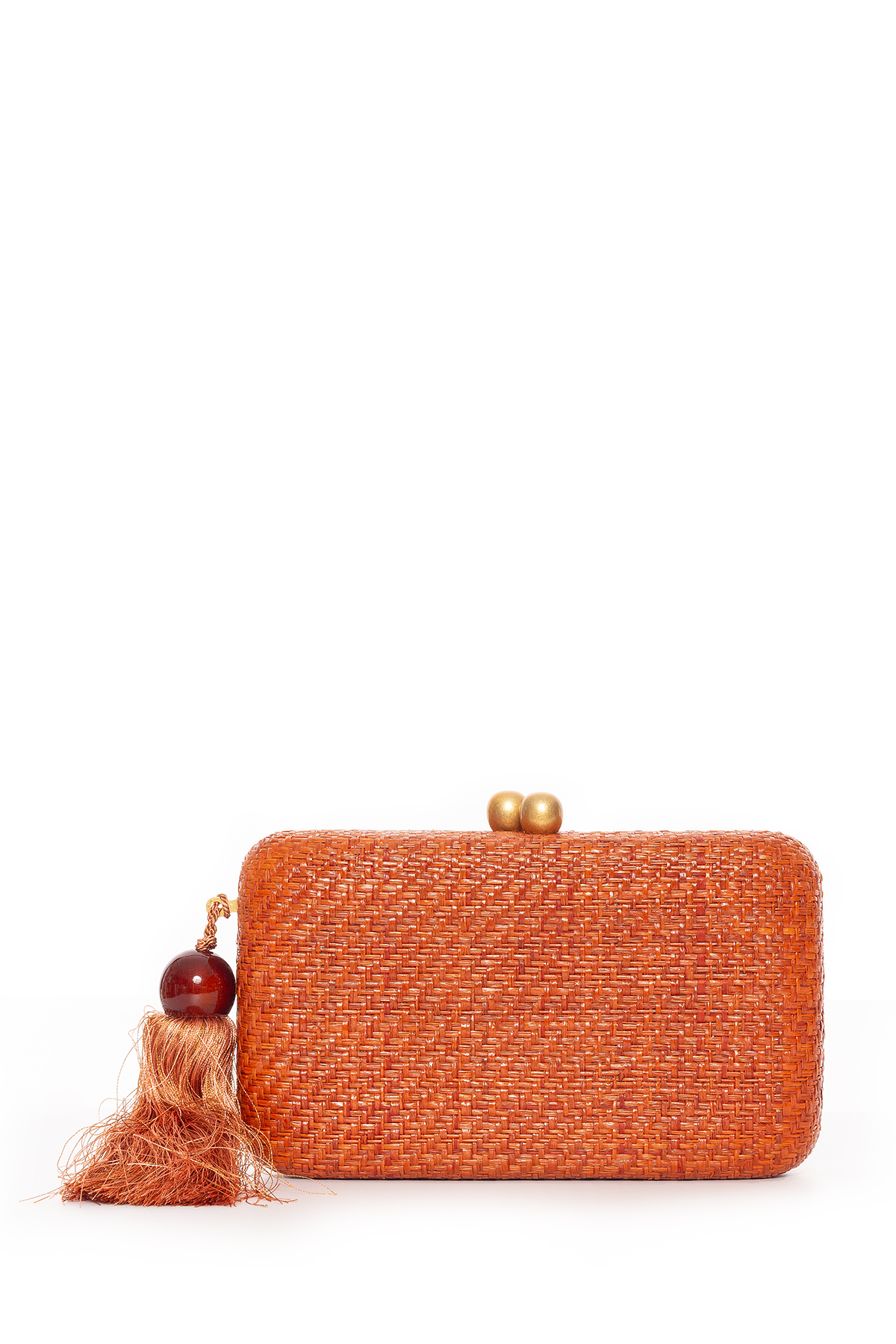 Clutch Palha Laranja