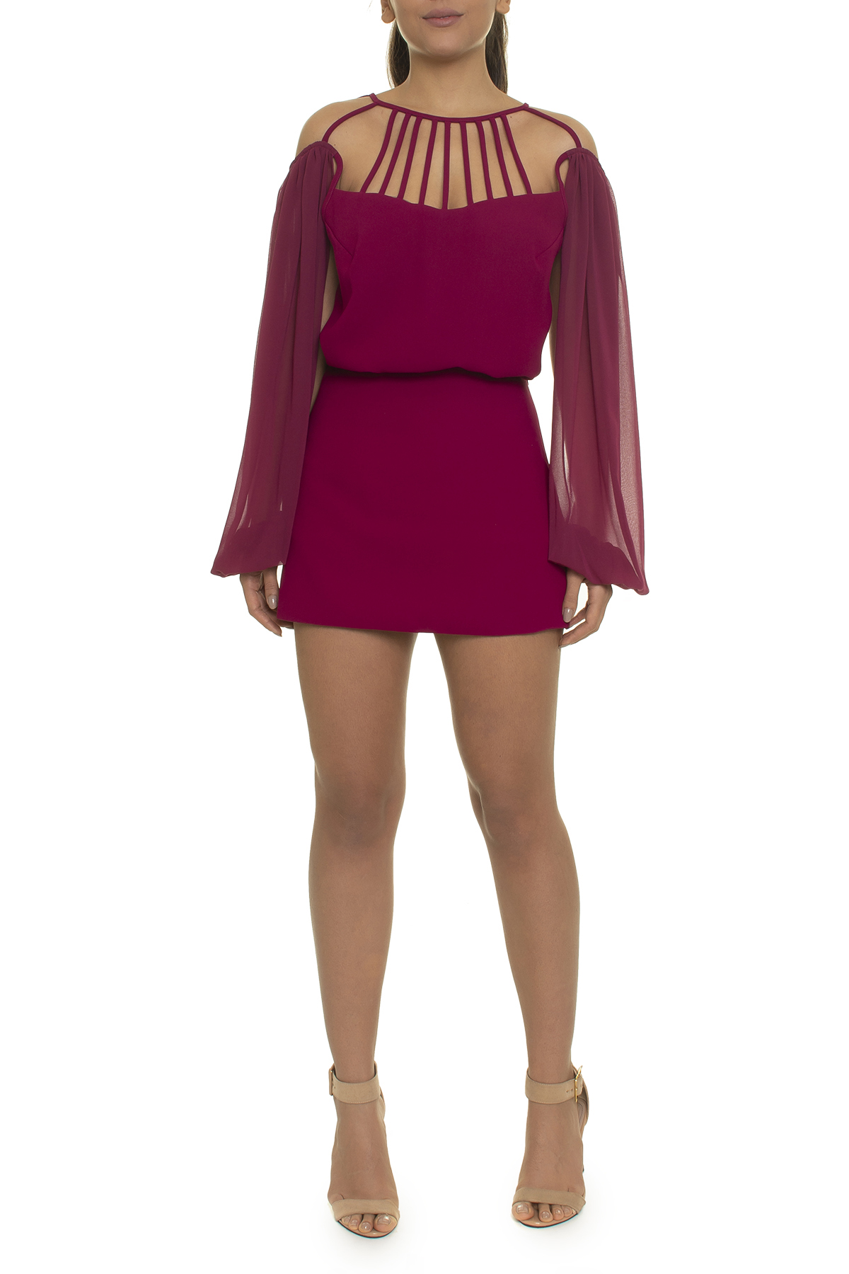 Conjunto Saia Curta Blusa ML