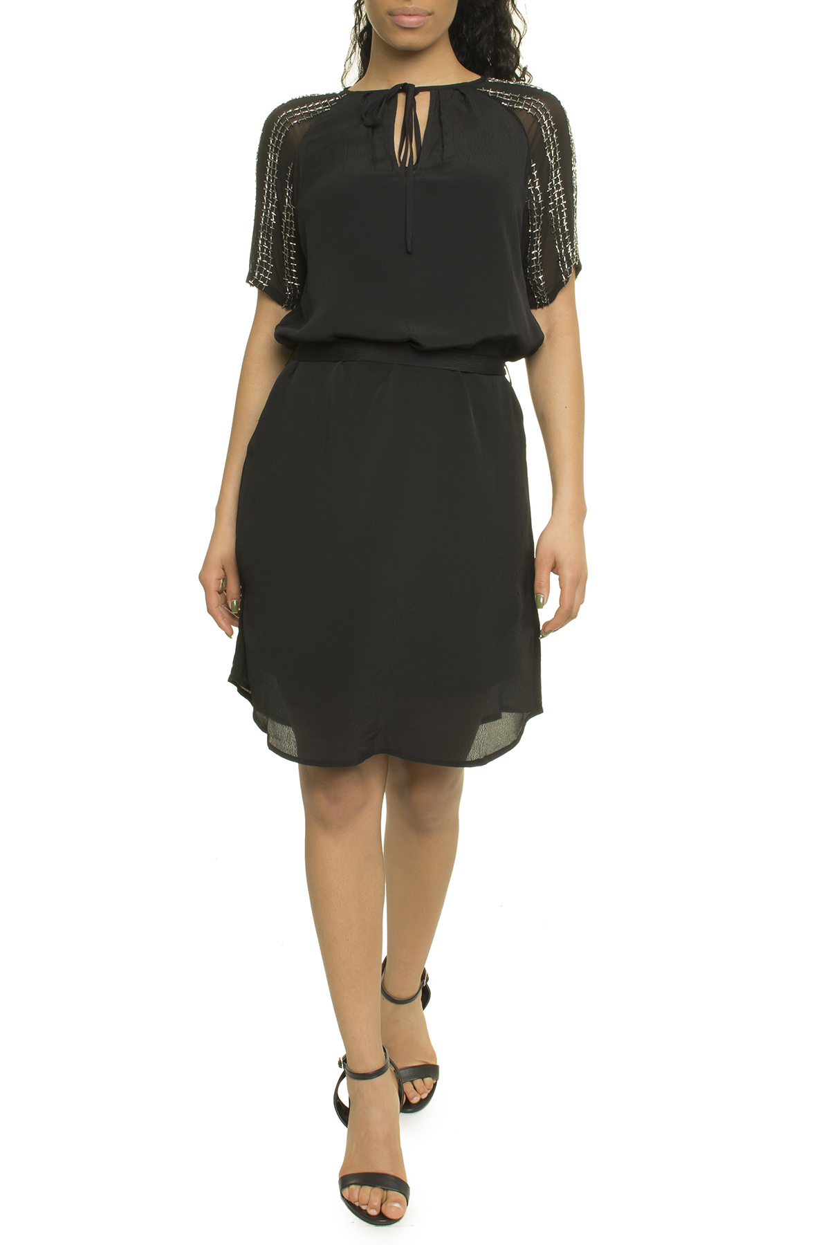 Crepe Georgette Embroidery Dress Mc