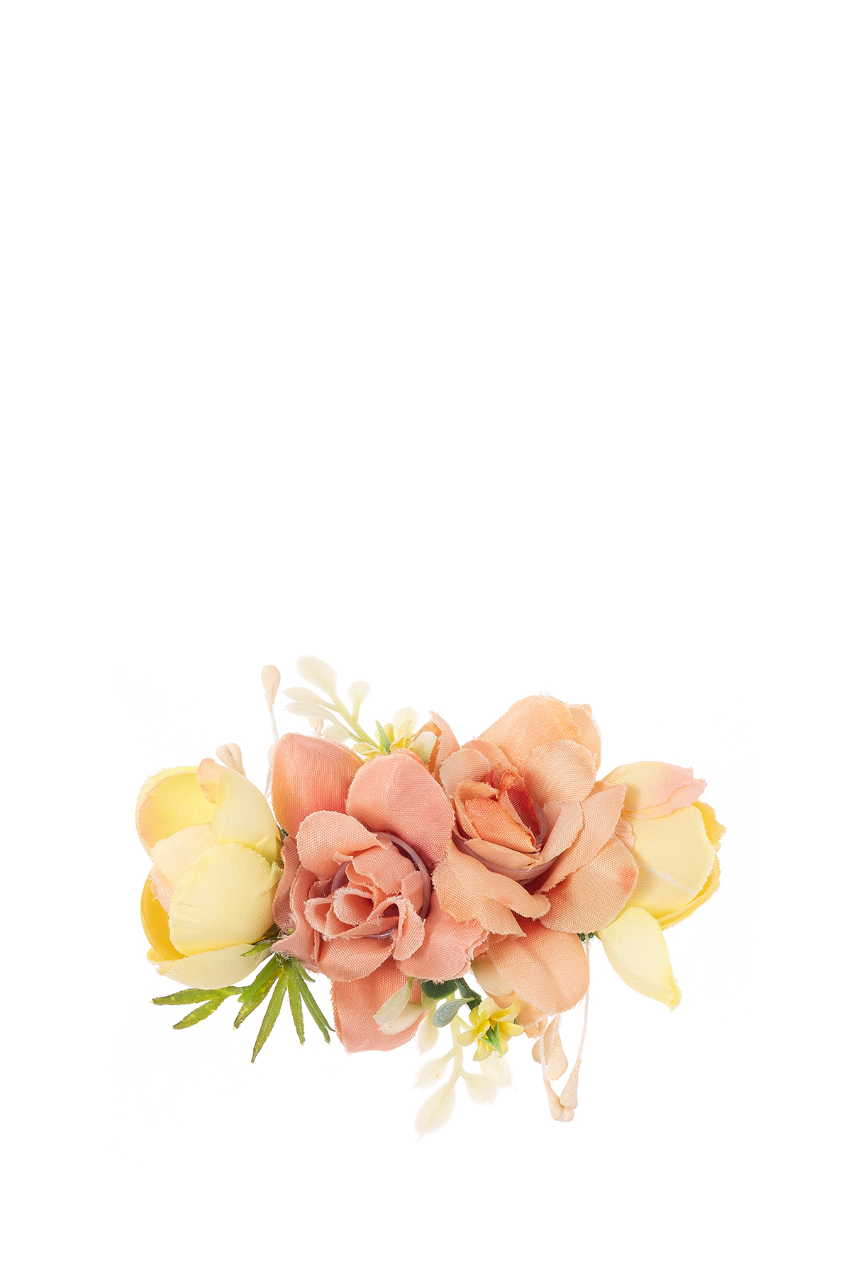 Flores Coral e Amarelo