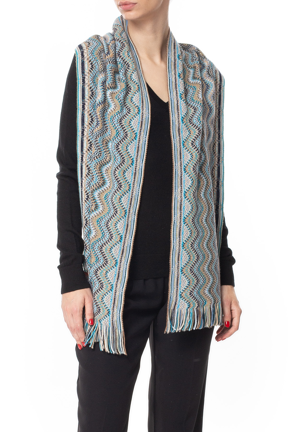 Pashmina Lã Estampado