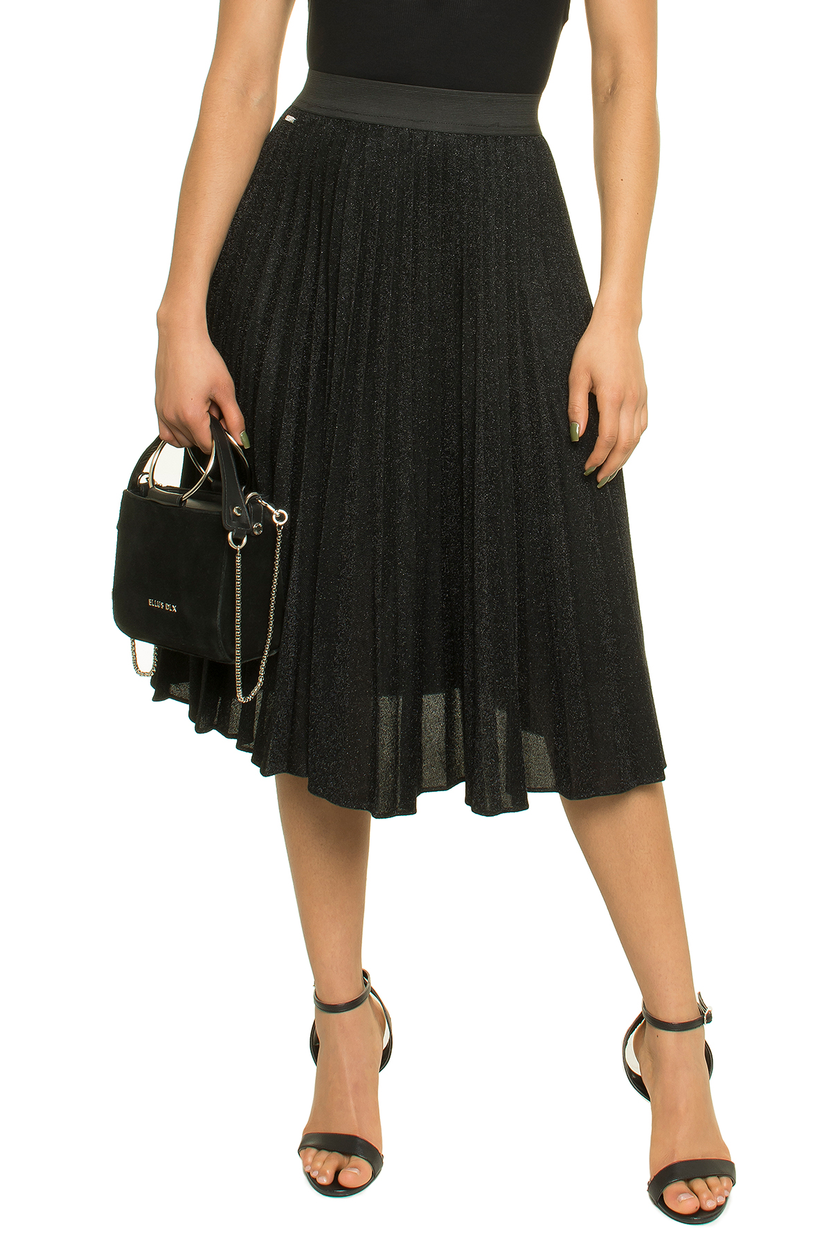 Shinny Pleats Skirt
