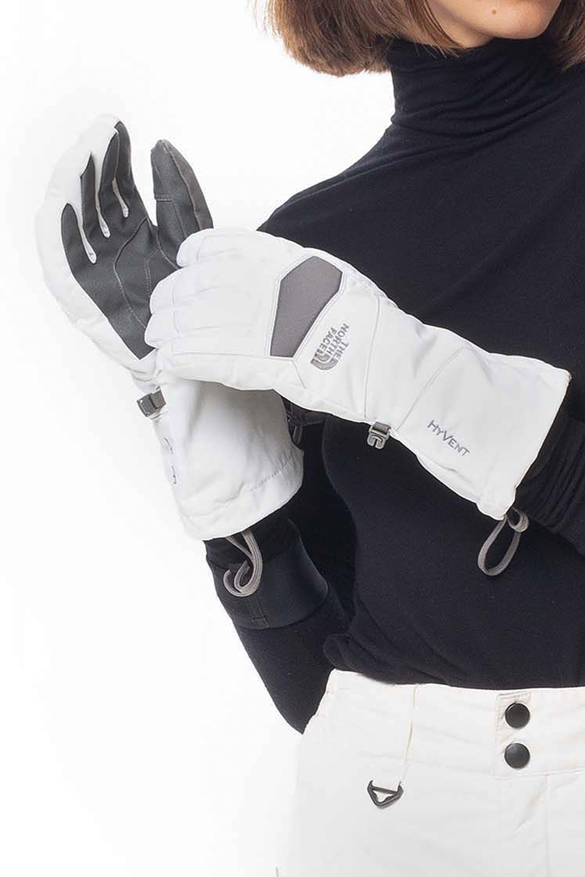 Luvas Nylon Branco