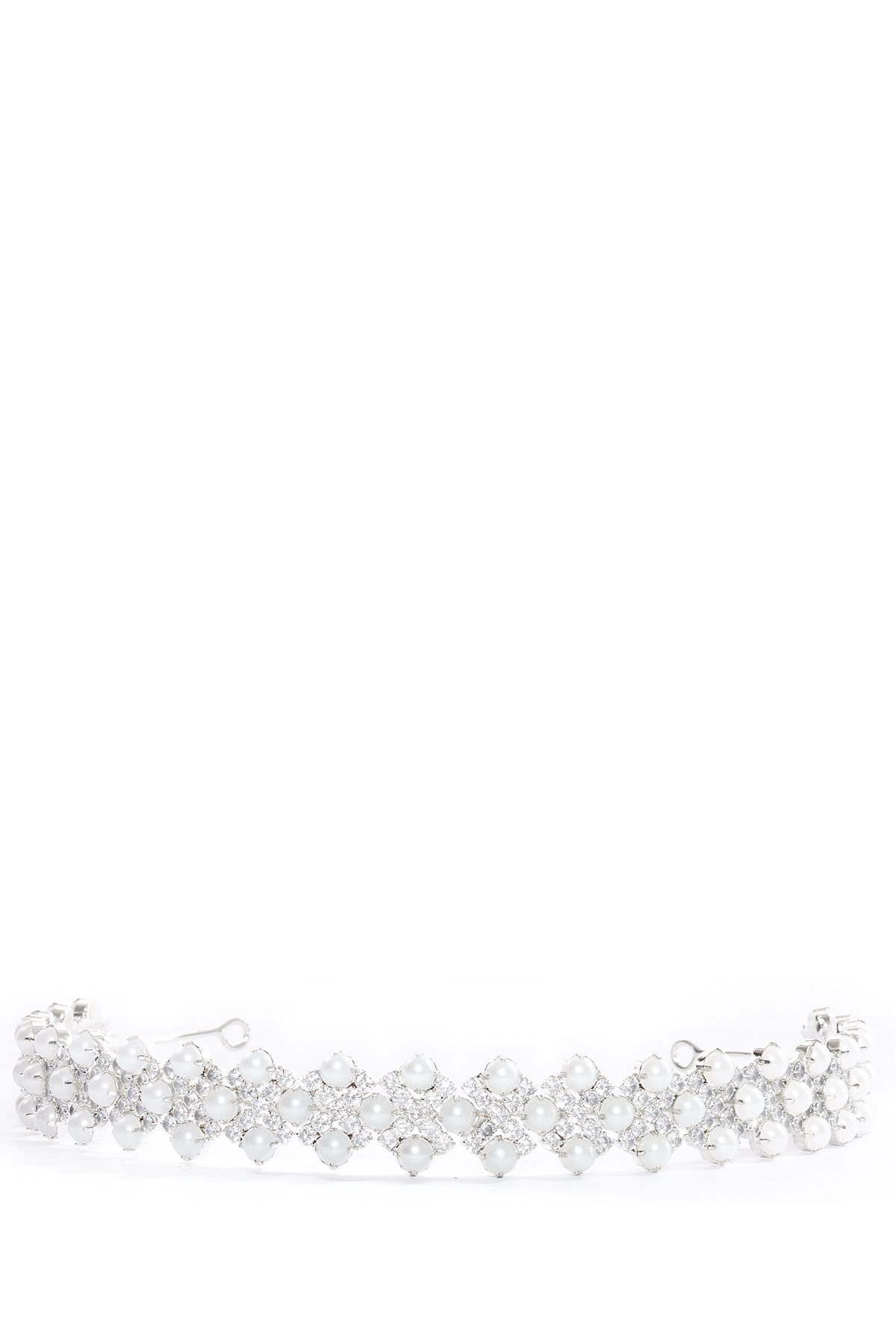 Tiara Pérolas e Zircônias