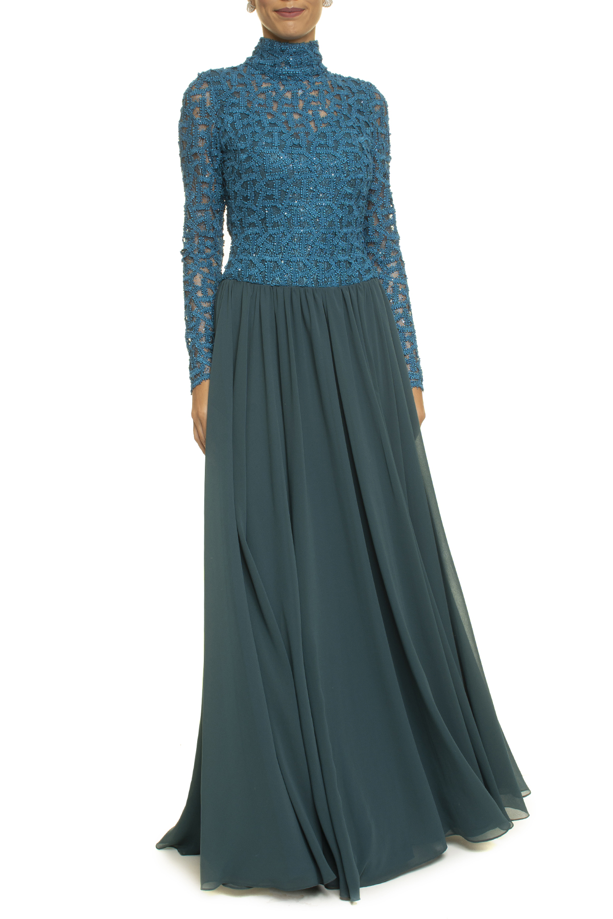 Vestido Amena Blue