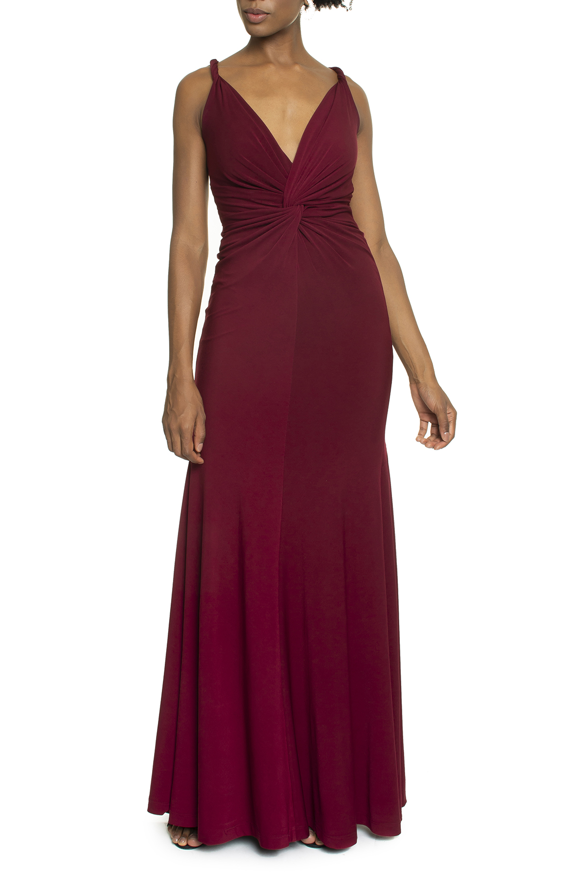 Vestido Aramago Marsala