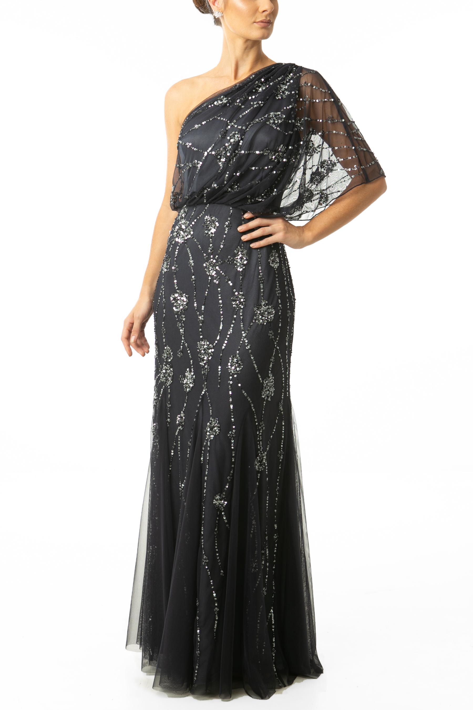 Vestido Champagne Navy