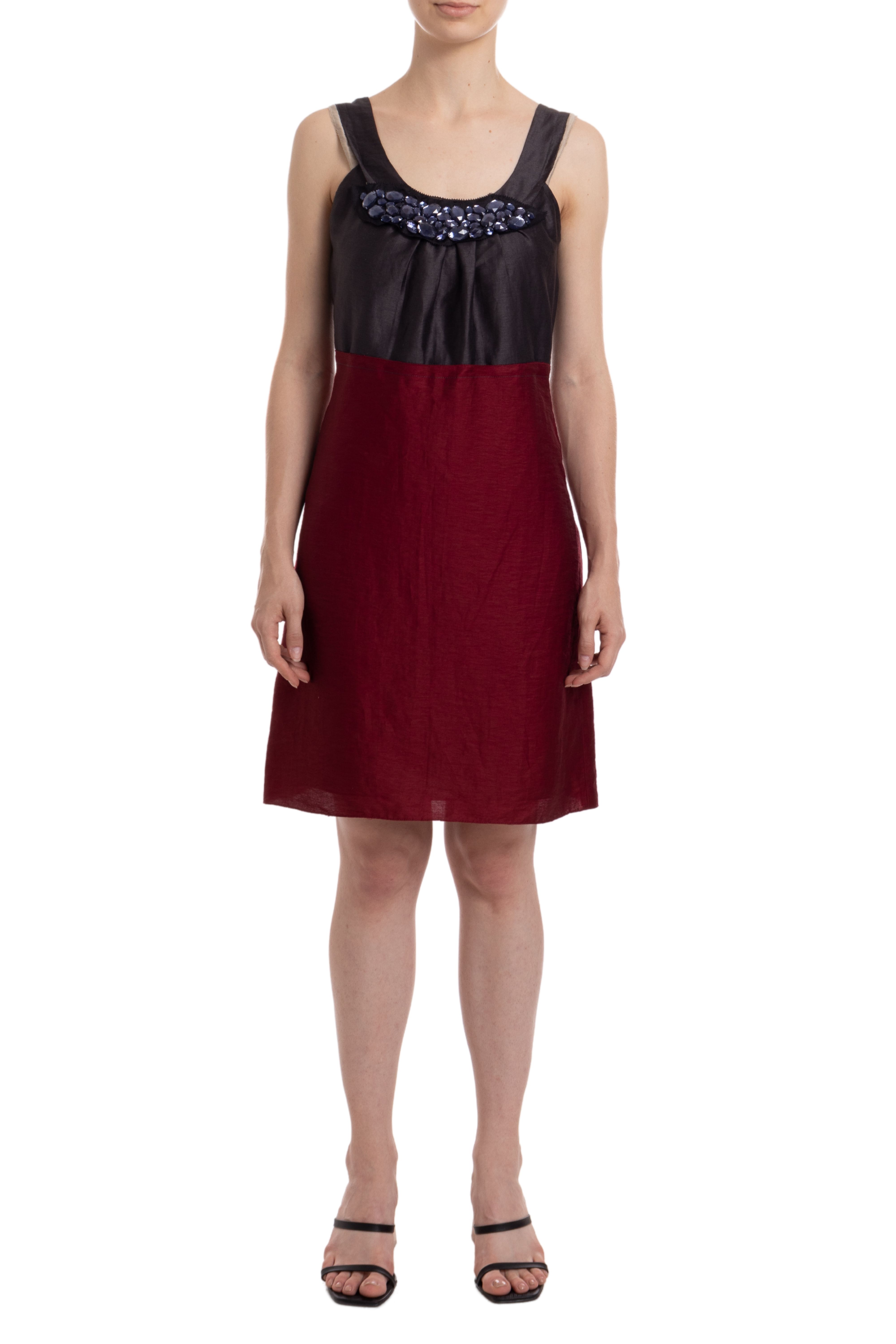 Vestido Curto  Marsala