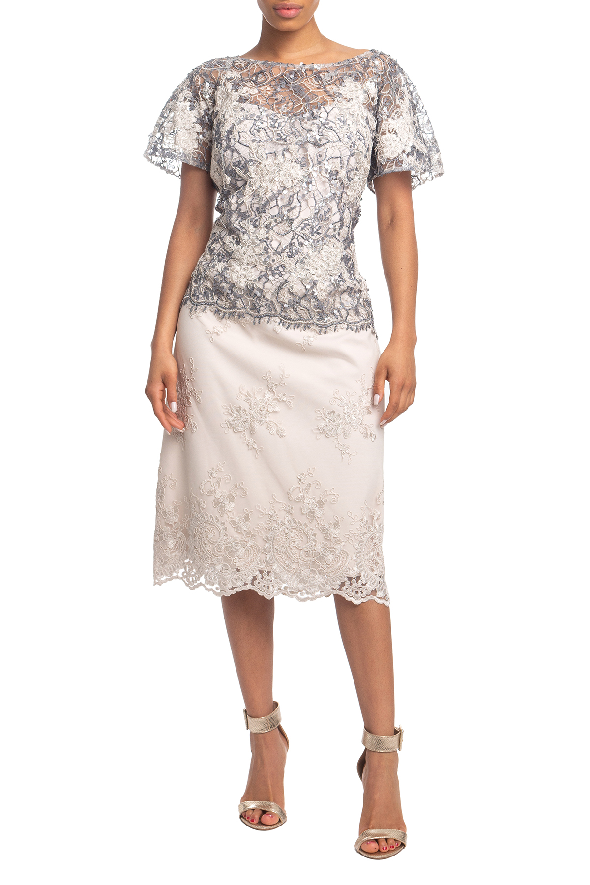 Vestido Midi MC Prata HM