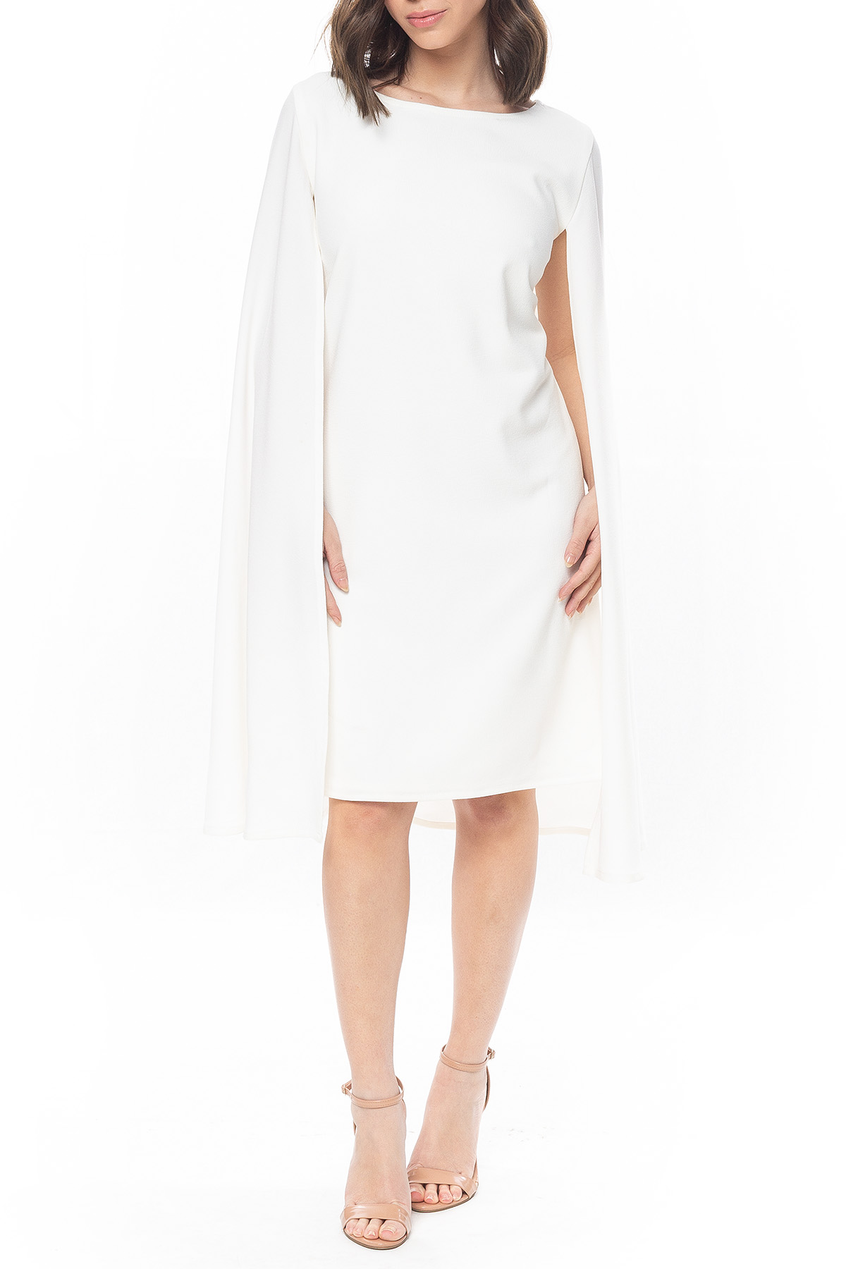 Vestido Curto Viscose Branco