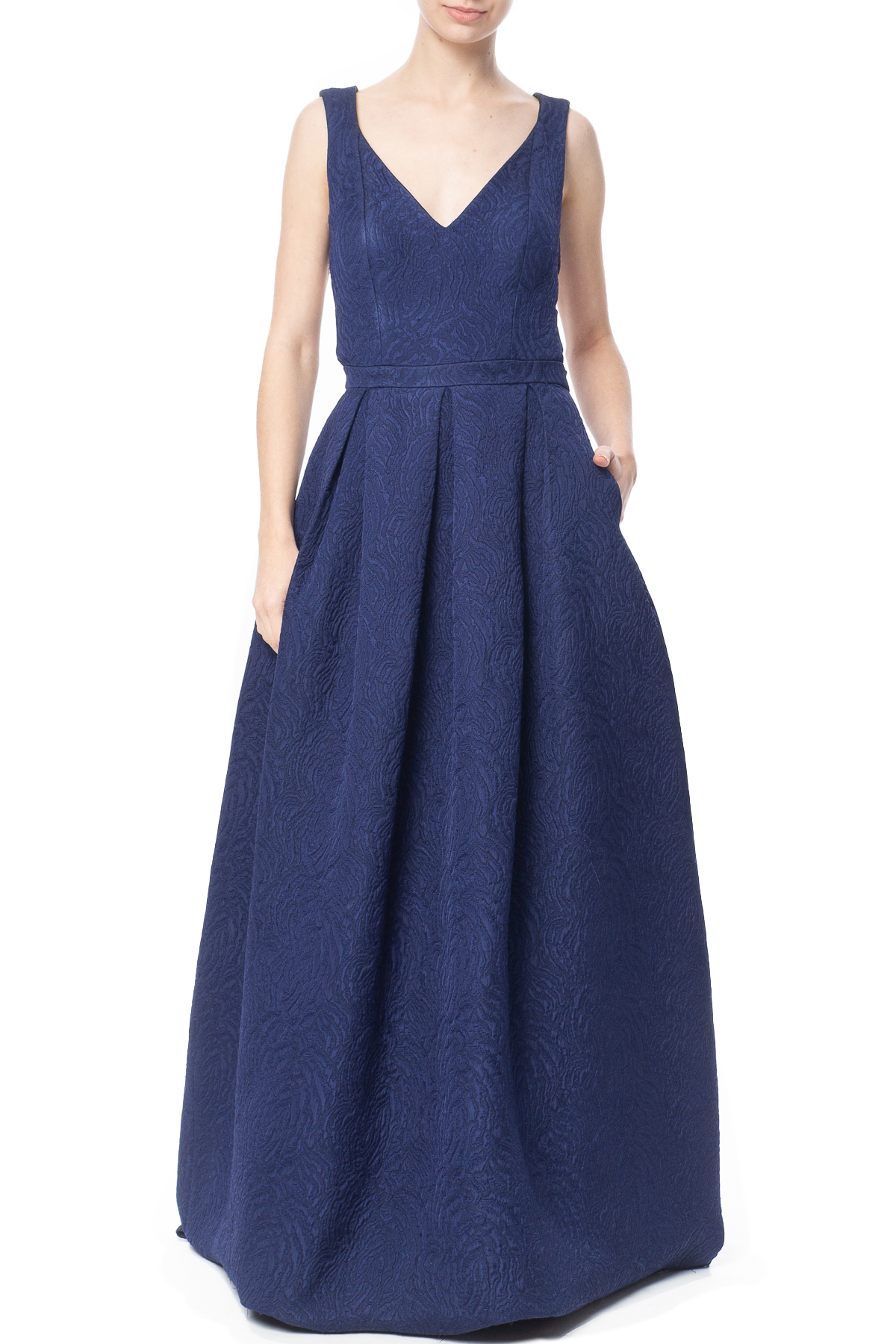 Vestido Longo Alça Azul HM