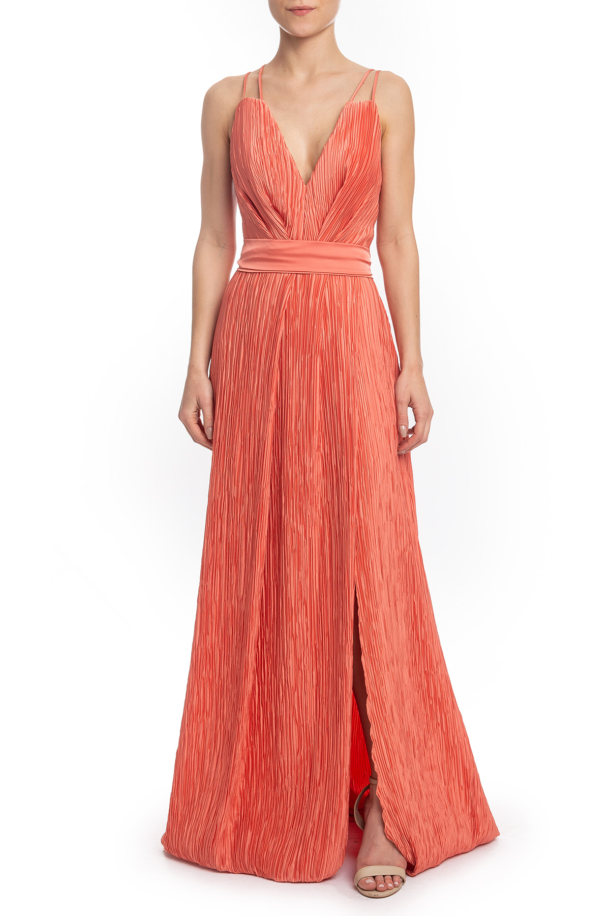 Vestido Longo Alça Coral HM