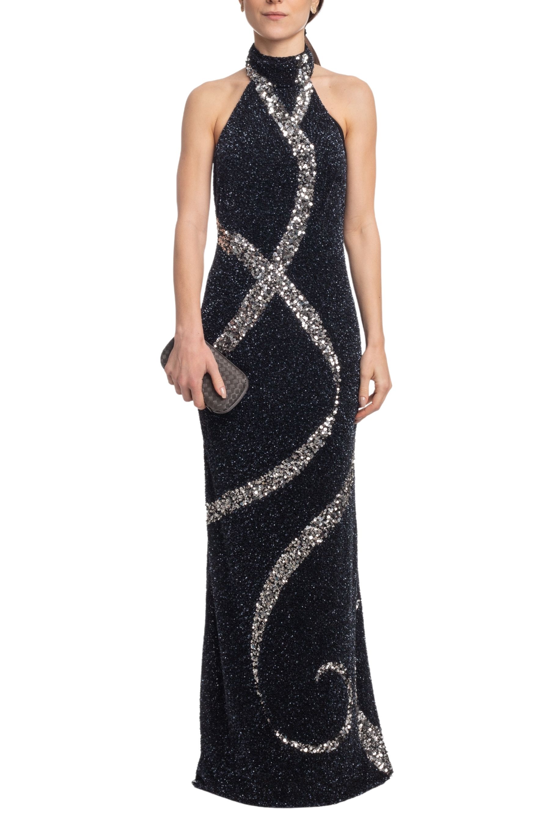 Vestido Longo Alça Estampado HM