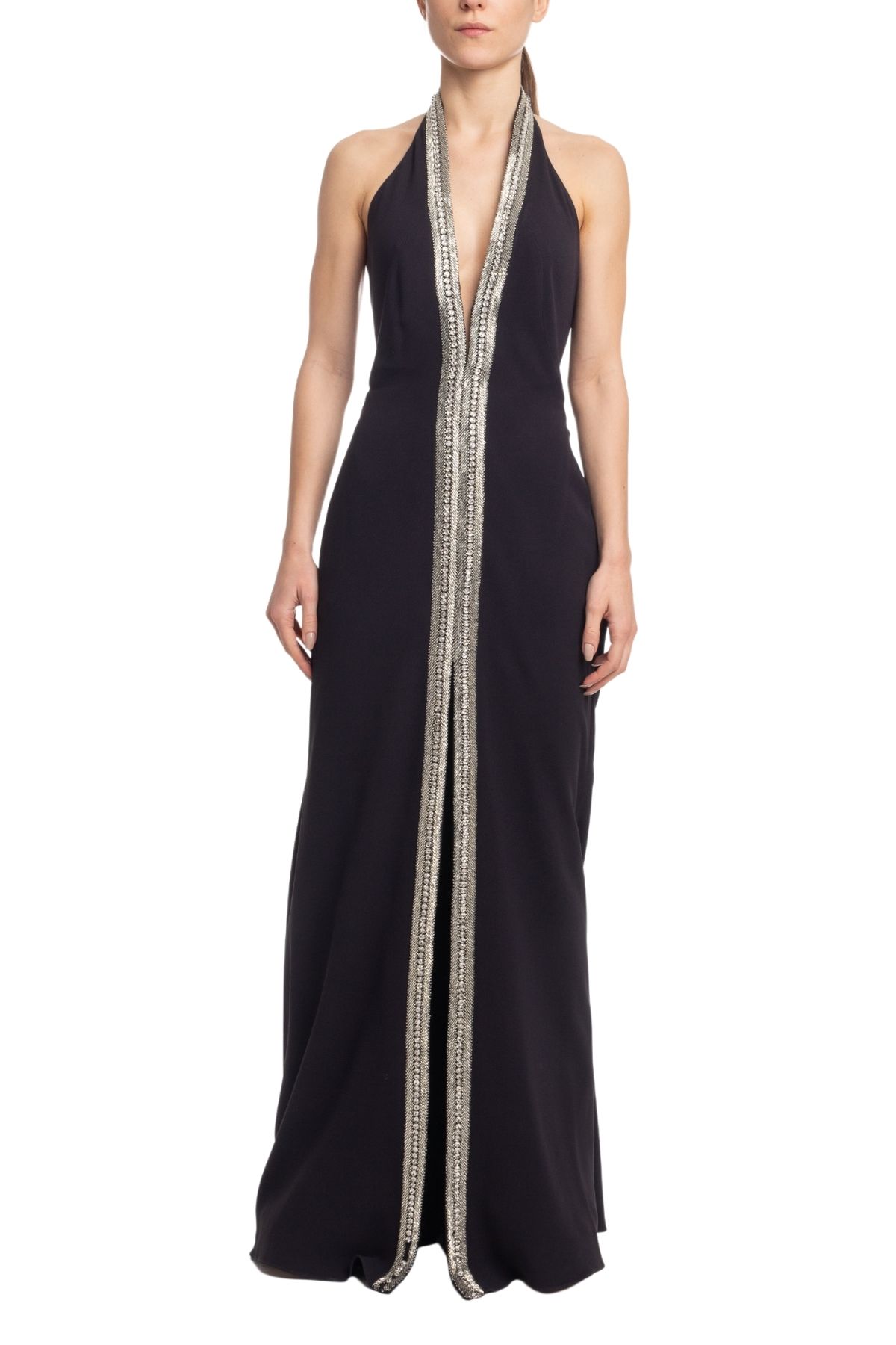 Vestido Longo Alça Preto HM