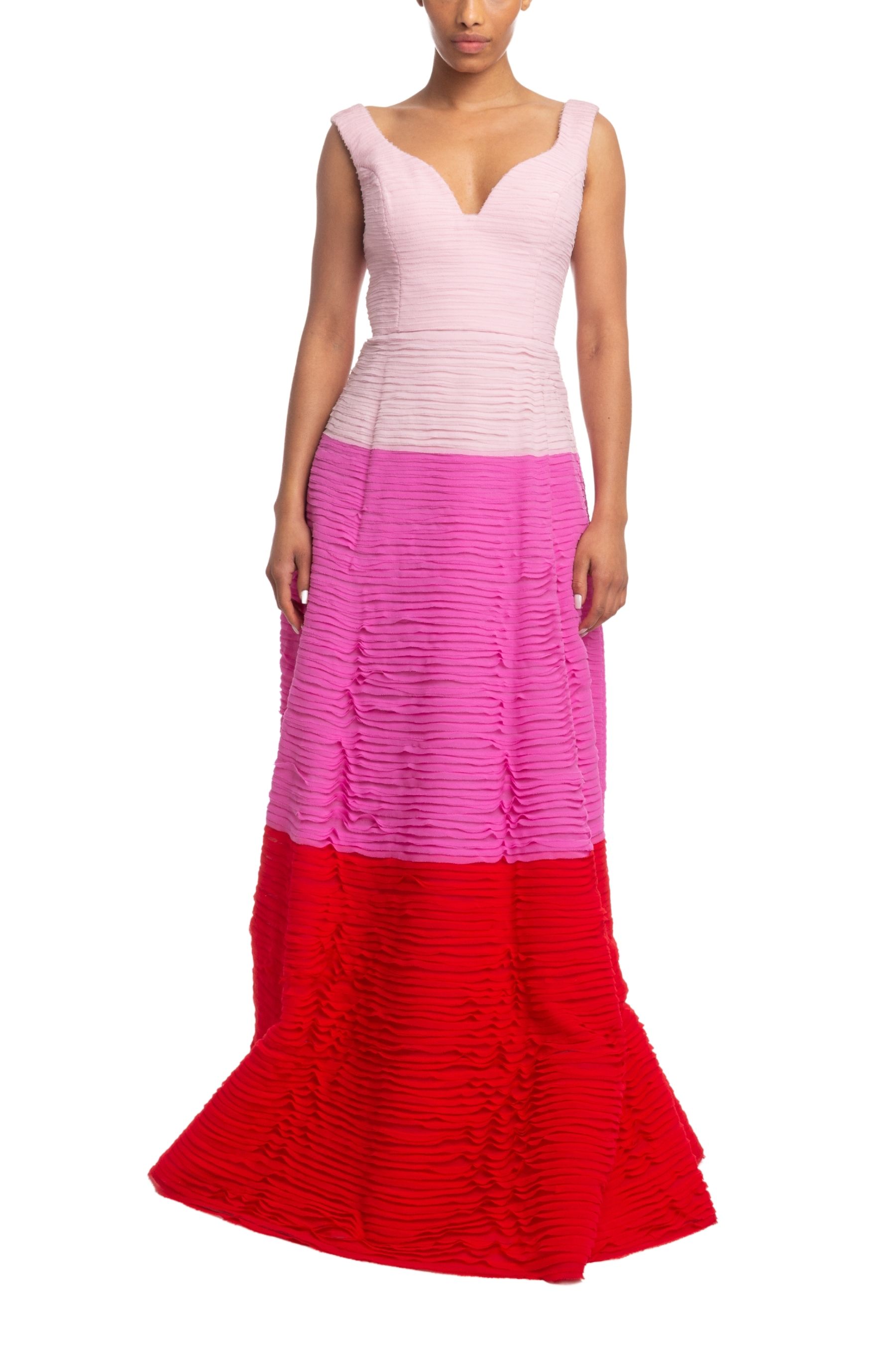 Vestido Longo Alça Rosa HM