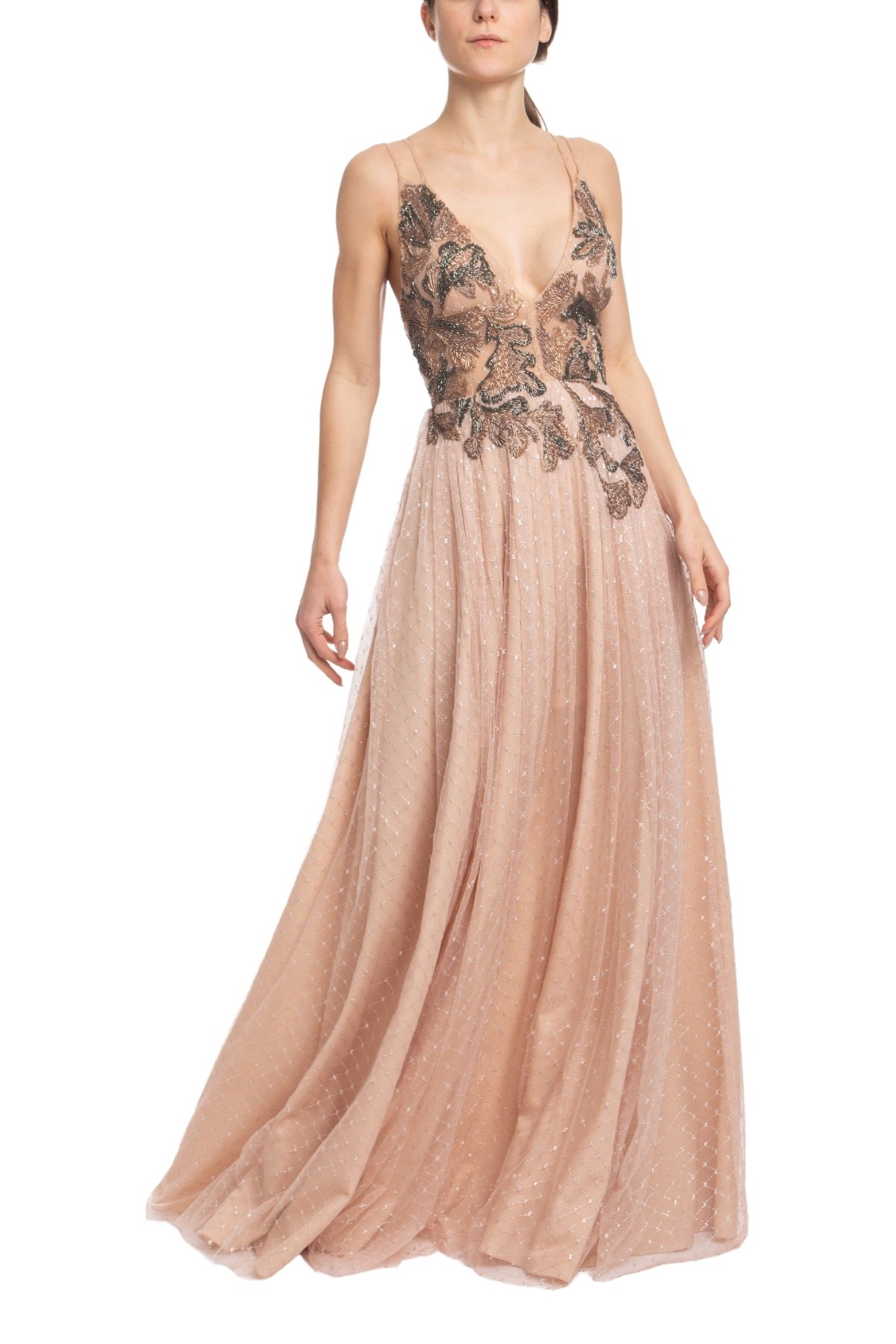Vestido Longo Alça Rosê HM