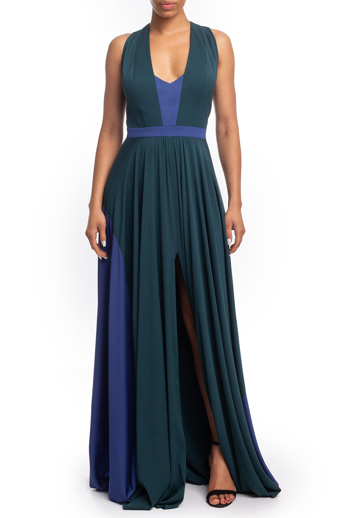 Vestido Longo Alça Verde HM