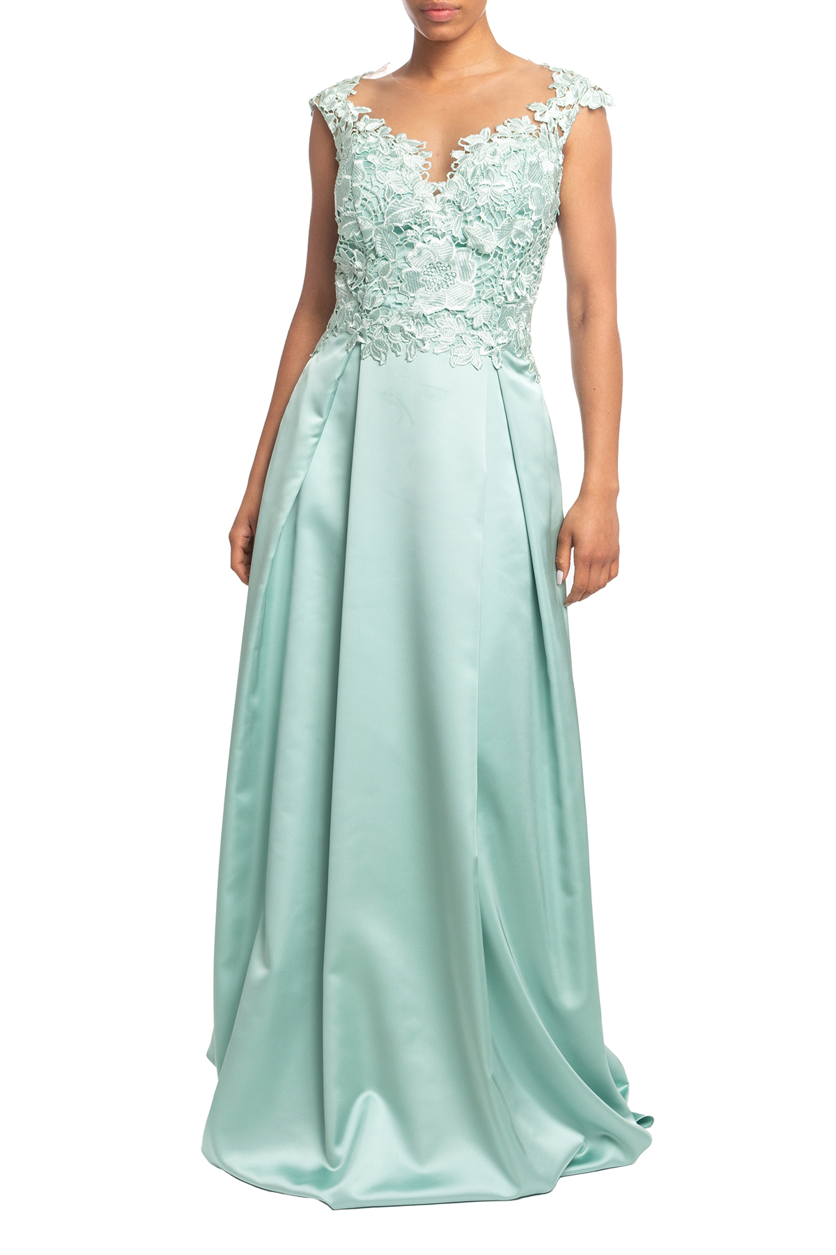Vestido Longo Alça Verde HM
