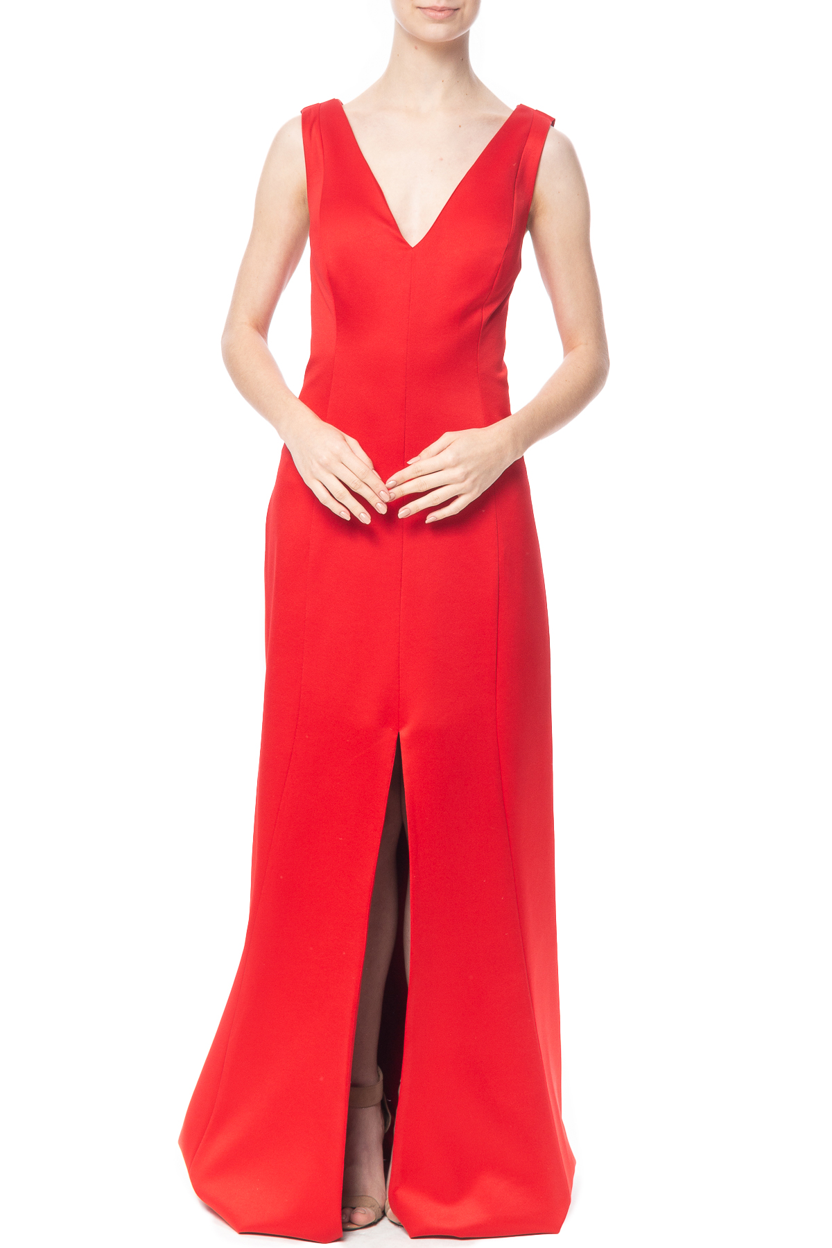 Vestido Longo Alça Vermelho HM