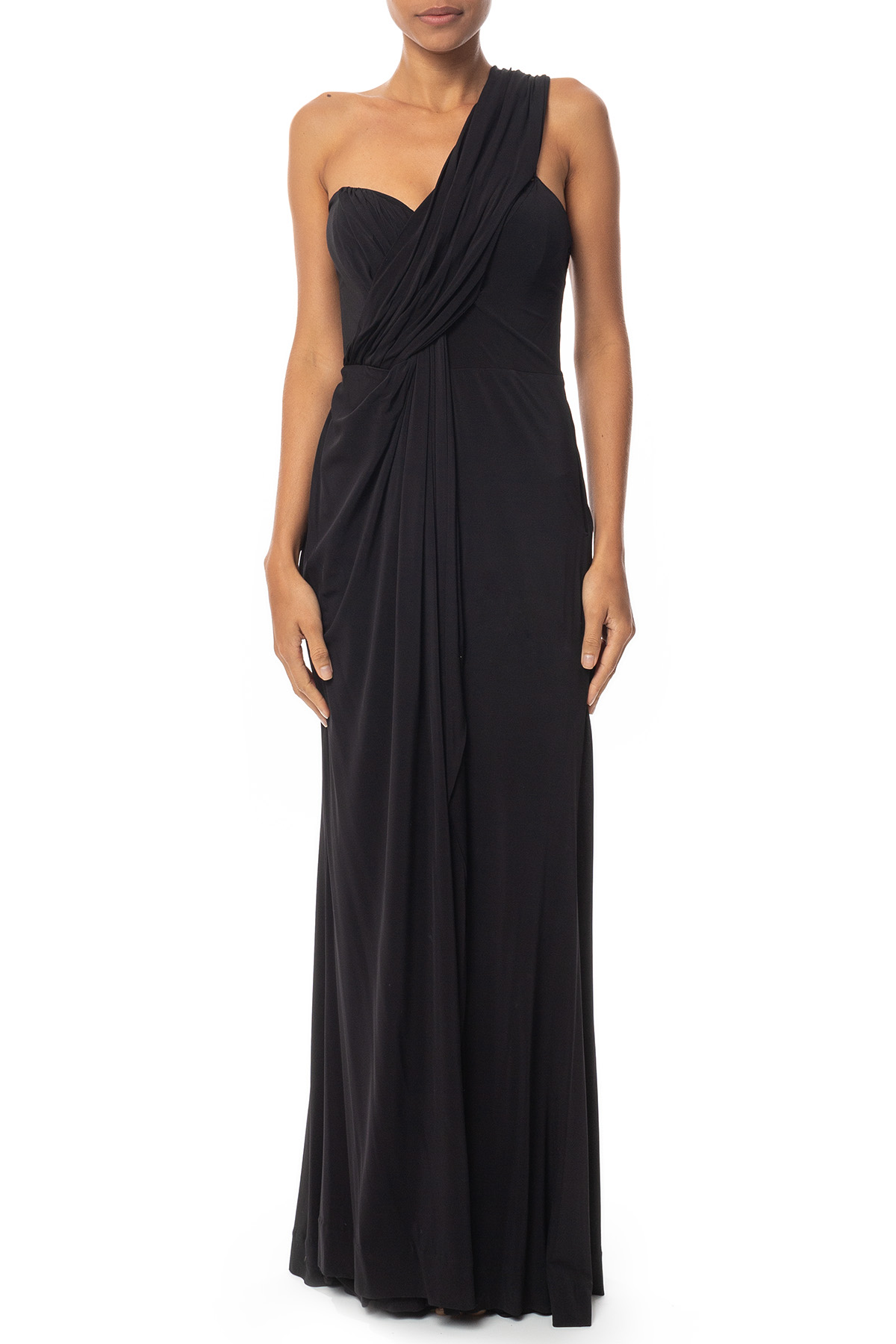 Vestido Longo Jersey Preto
