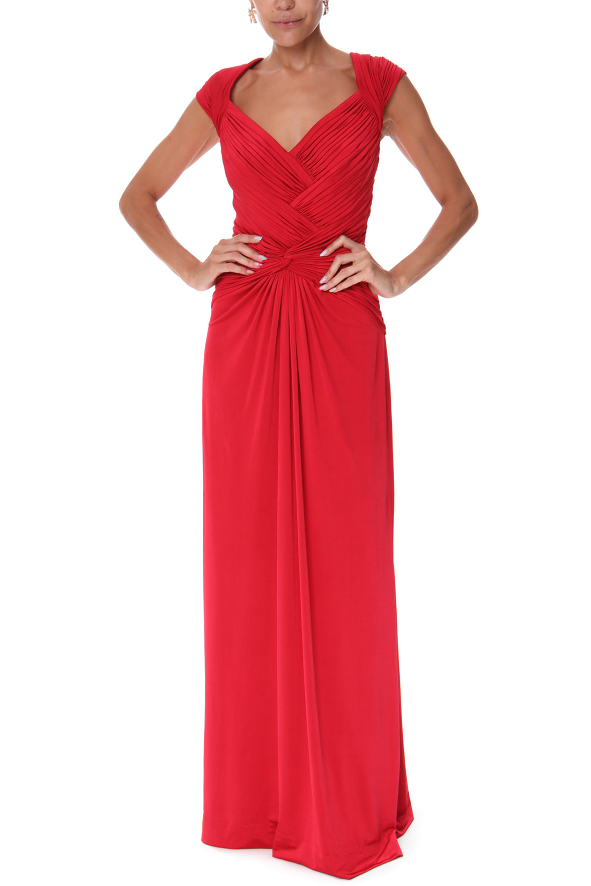 Vestido Longo Jersey Vermelho