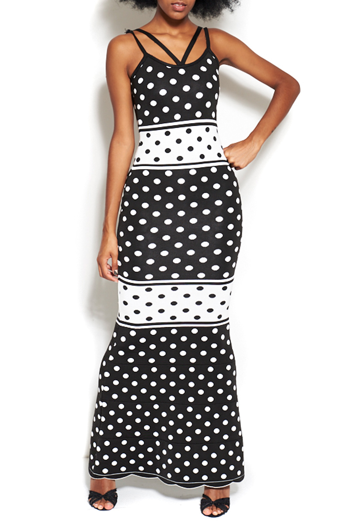 Vestido Longo Malha Estampado