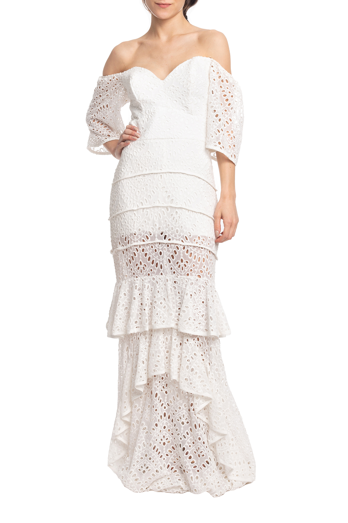 Vestido Longo MC Branco HM