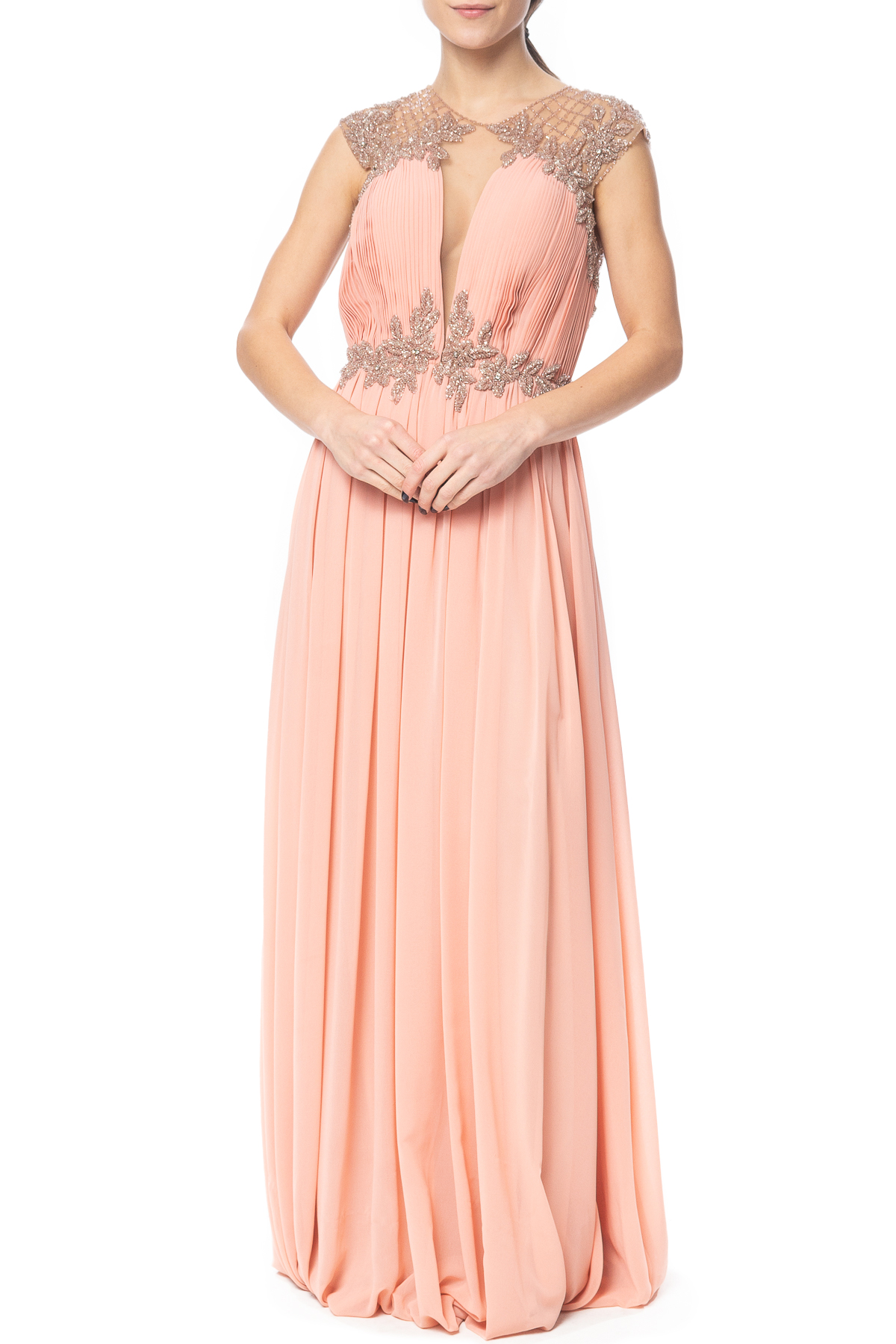 Vestido Longo MC Rosa HM