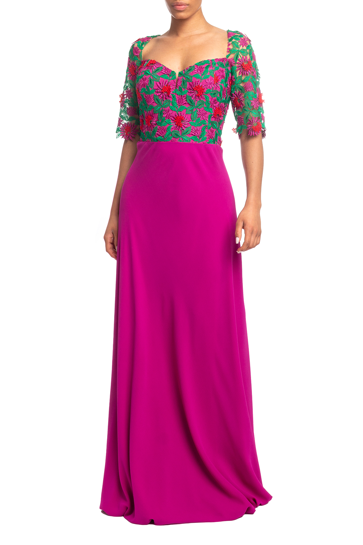 Vestido Longo MC Rosa HM