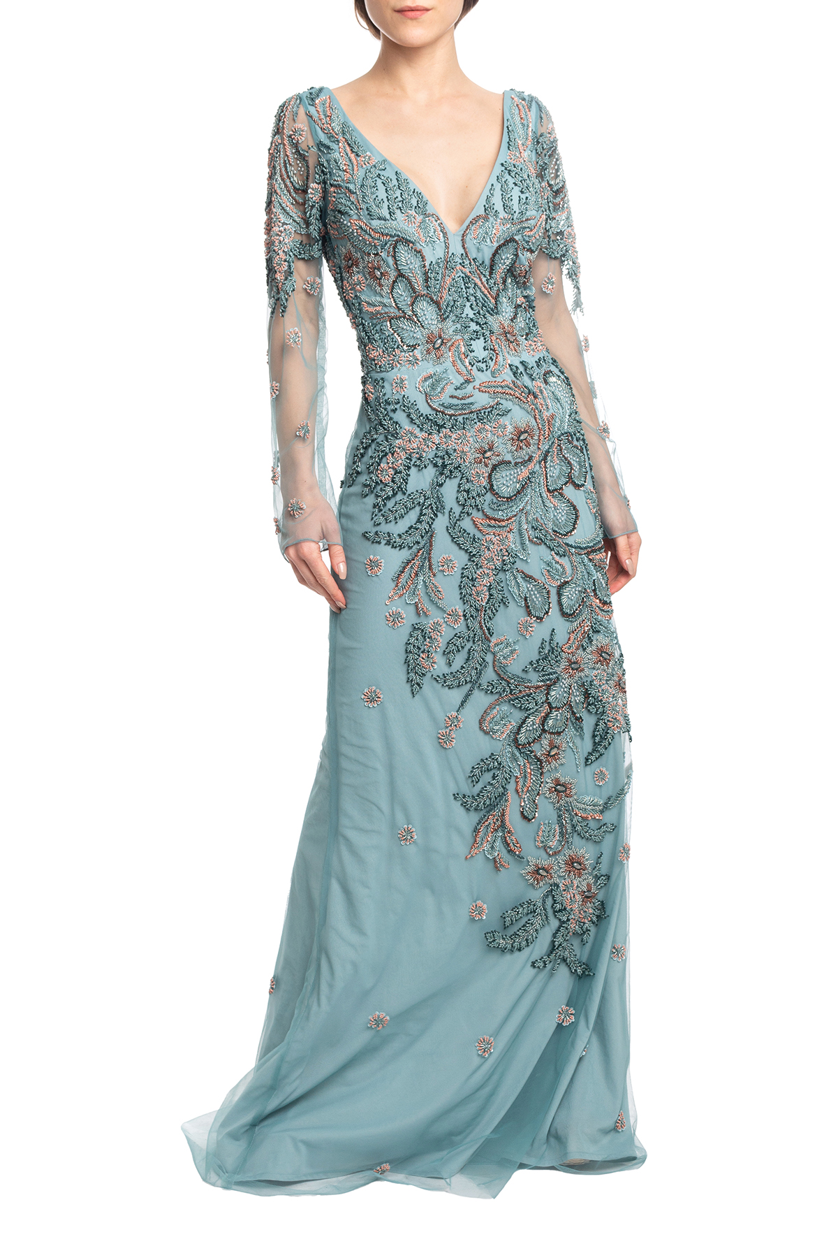 Vestido Longo ML Azul HM