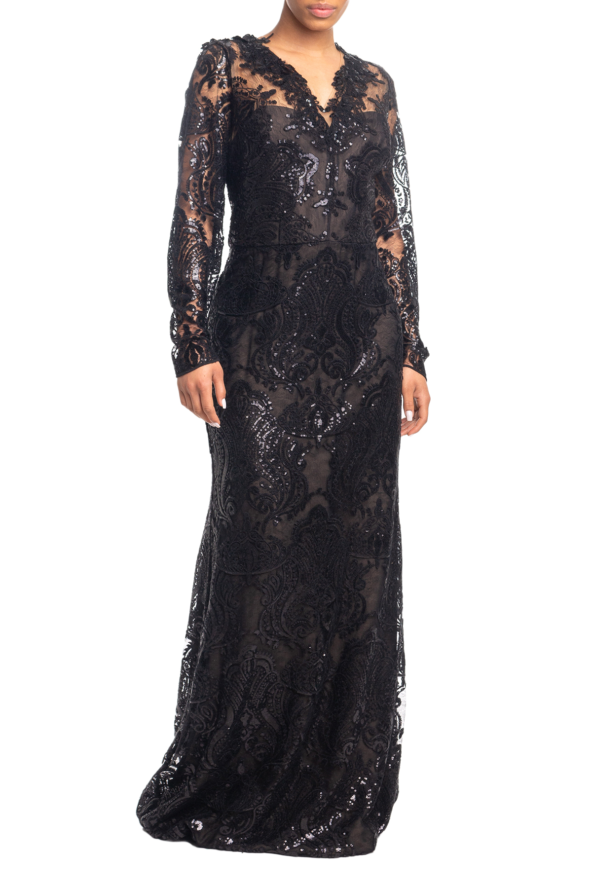 Vestido Longo ML Preto HM
