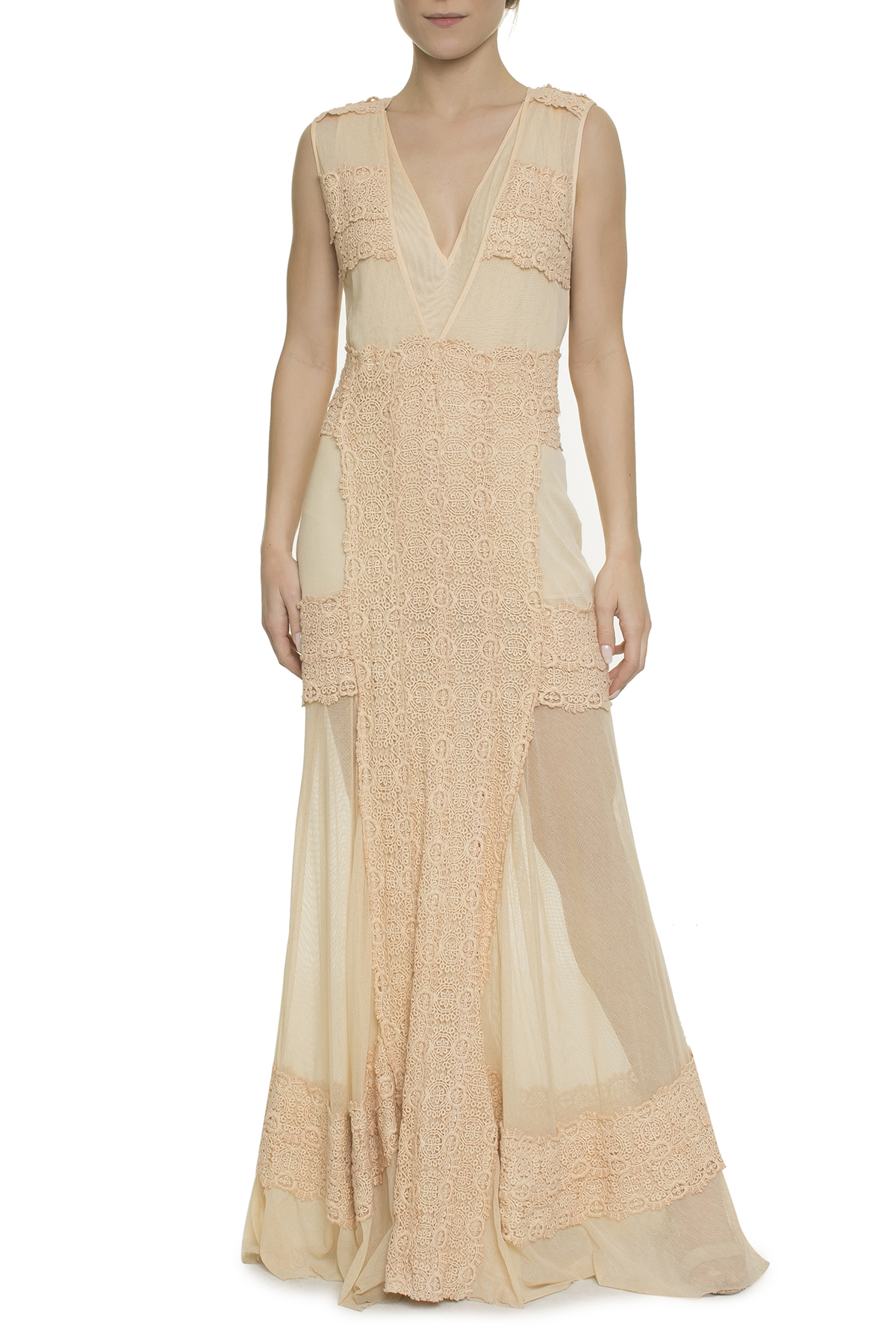 Vestido Longo Renda