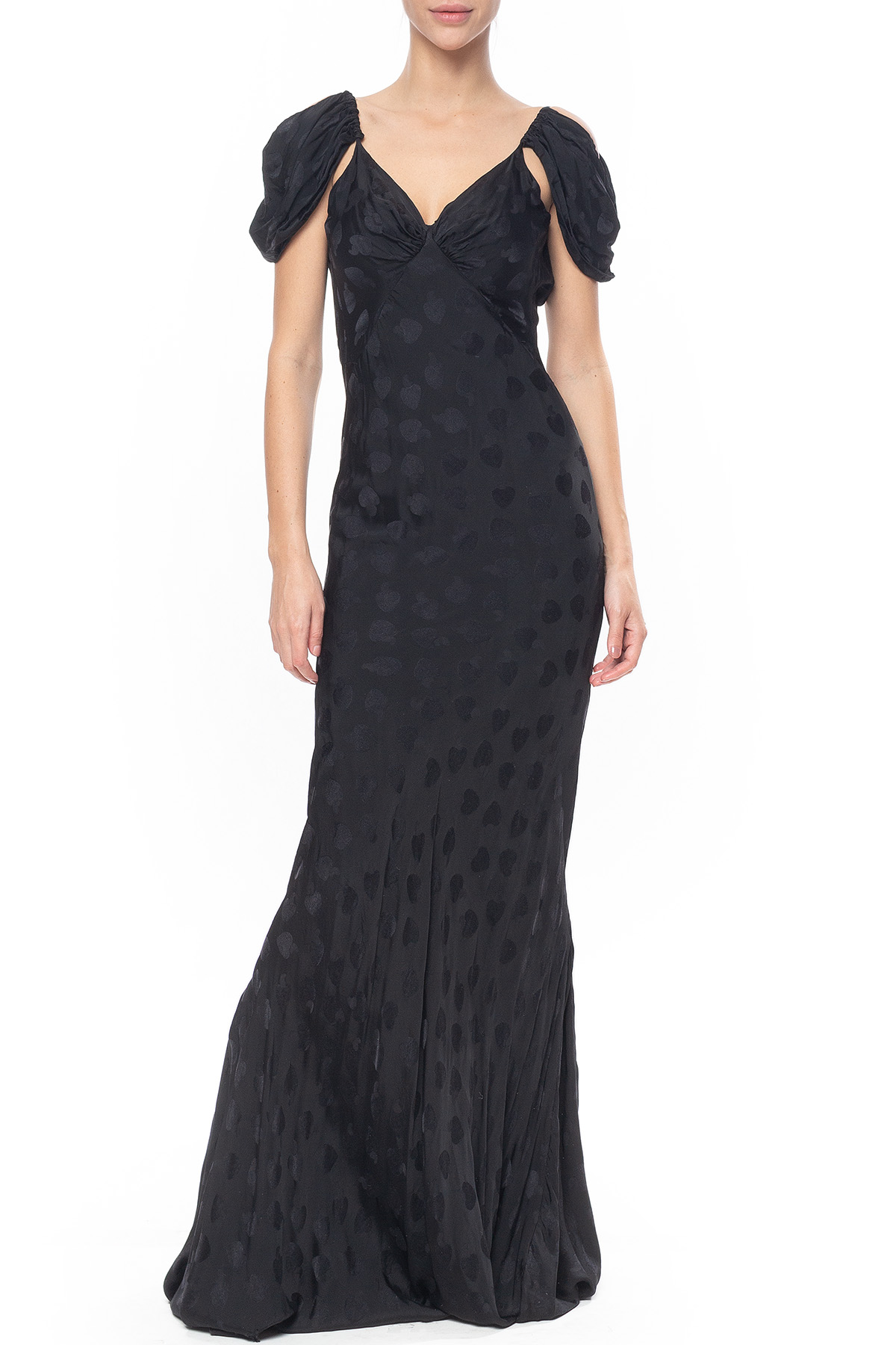 Vestido Longo Seda Preto