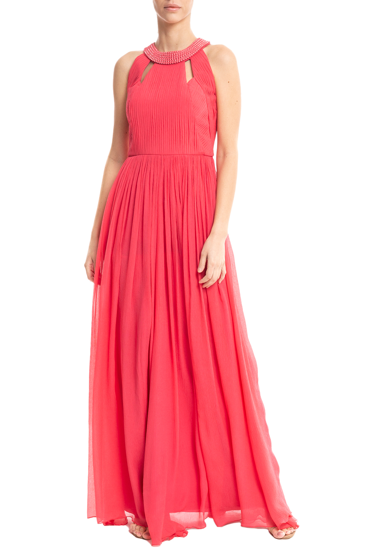 Vestido Longo Seda Rosa