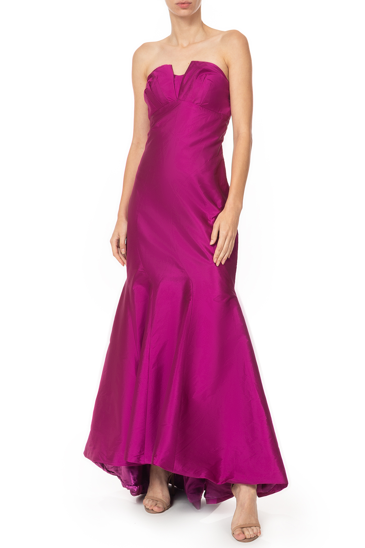 Vestido Longo Tafetá Roxo