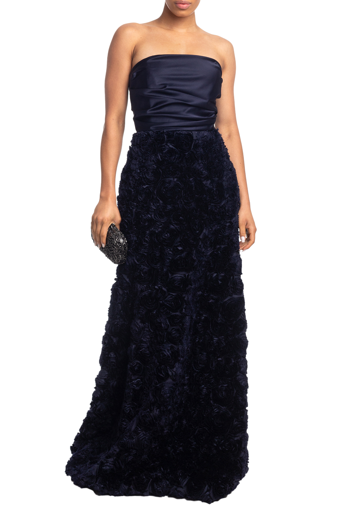 Vestido Longo TQC Azul Marinho HM