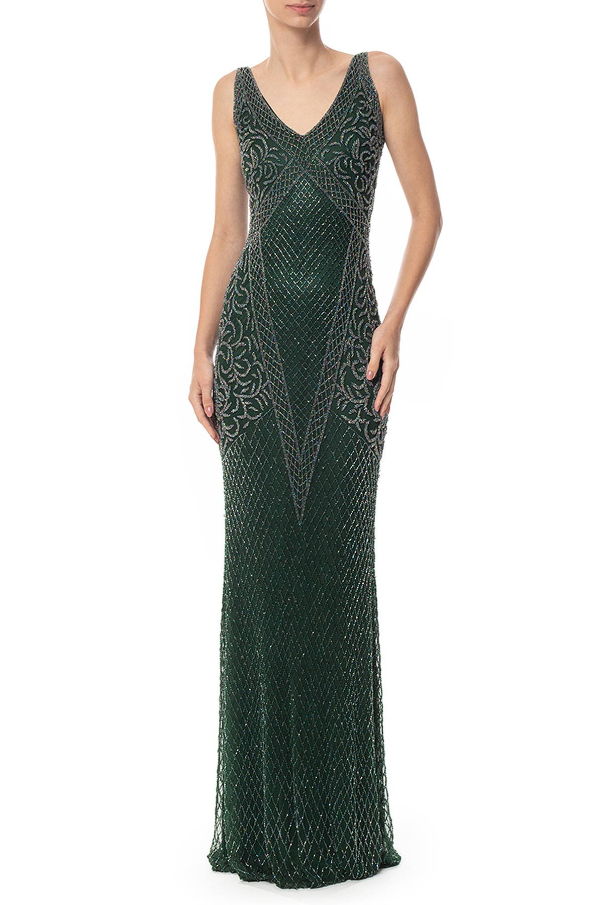 Vestido Longo Tule Verde